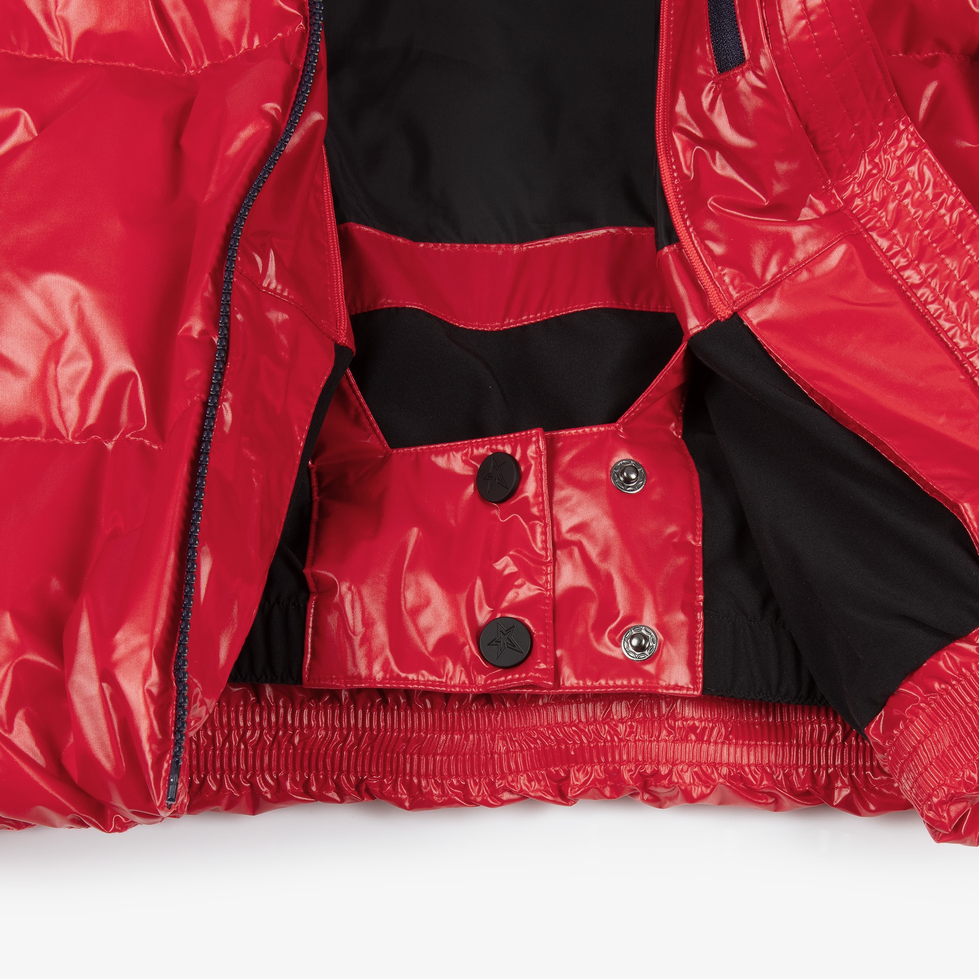Red Nuuk Down Padded Puffer Ski Jacket - View 6