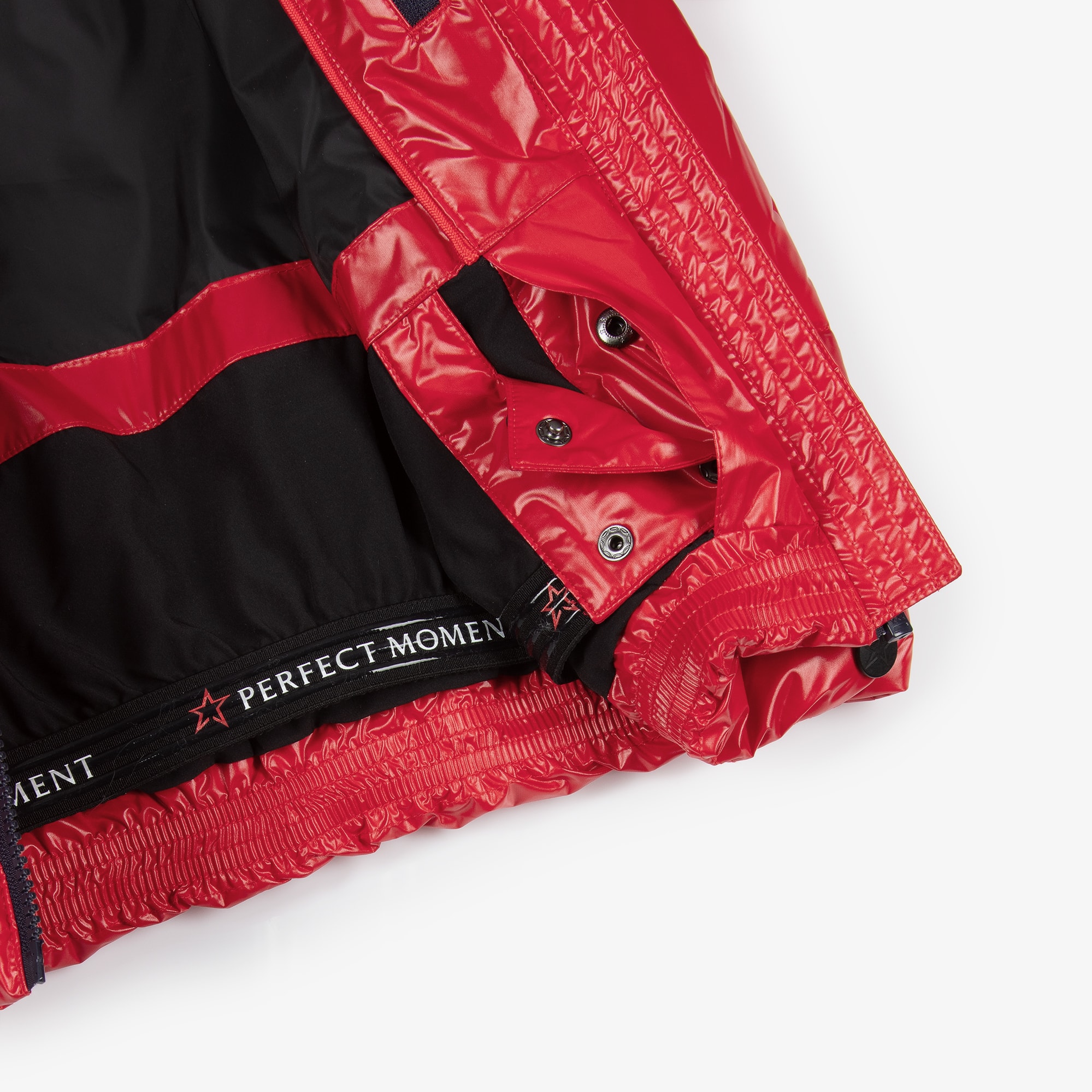 Red Nuuk Down Padded Puffer Ski Jacket - View 7