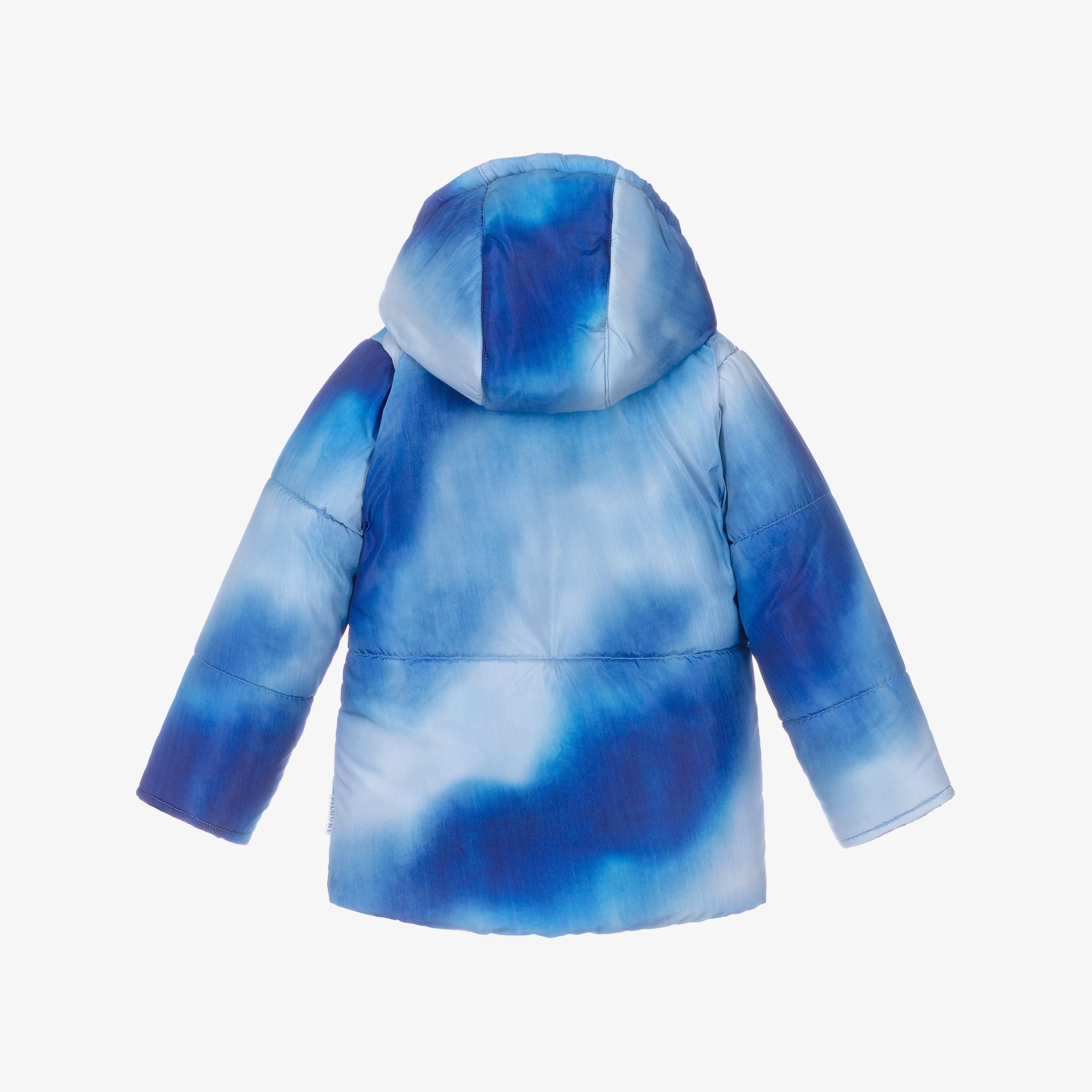 Boys Blue Tie-Dye Technical Ski Jacket - View 3