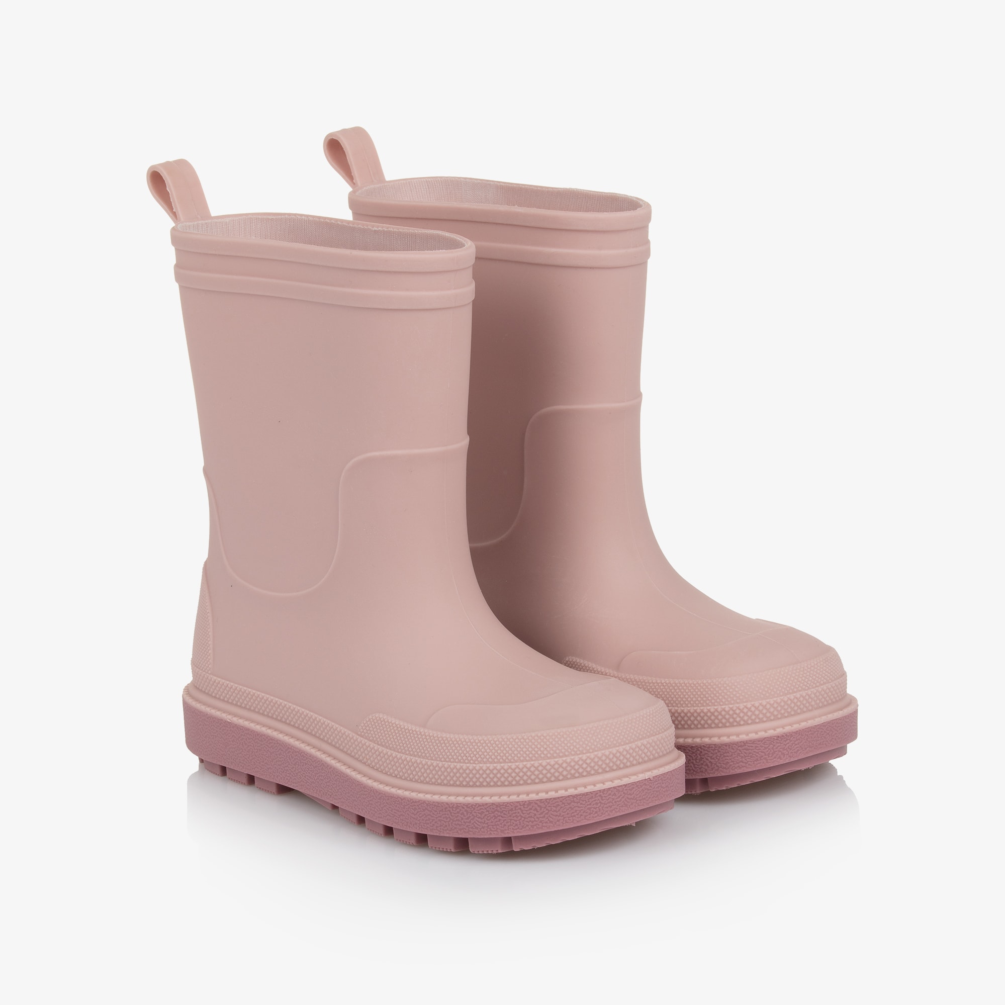 Green Rubber Rain Boots - View 1