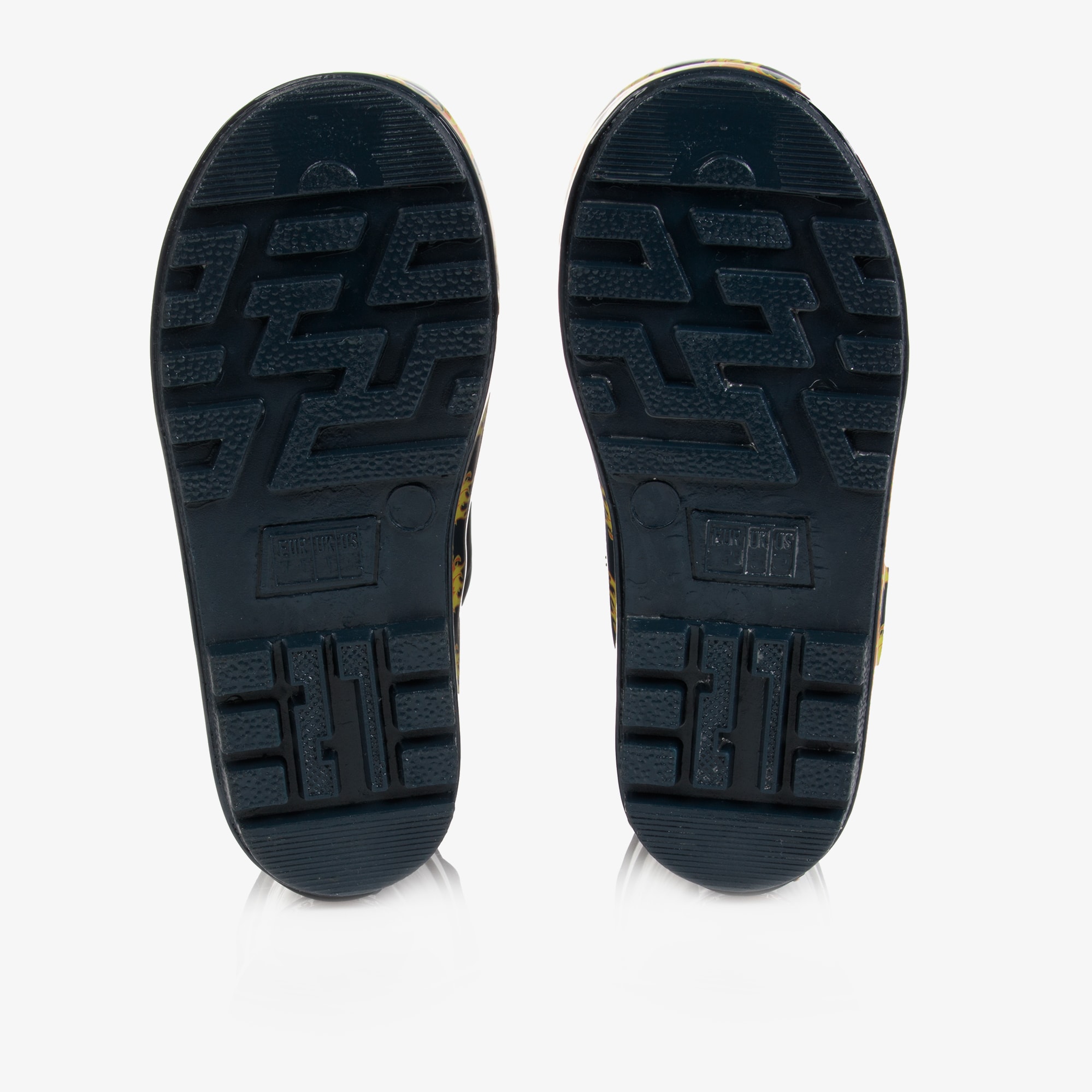 Navy Blue Fire Truck Rain Boots - View 4