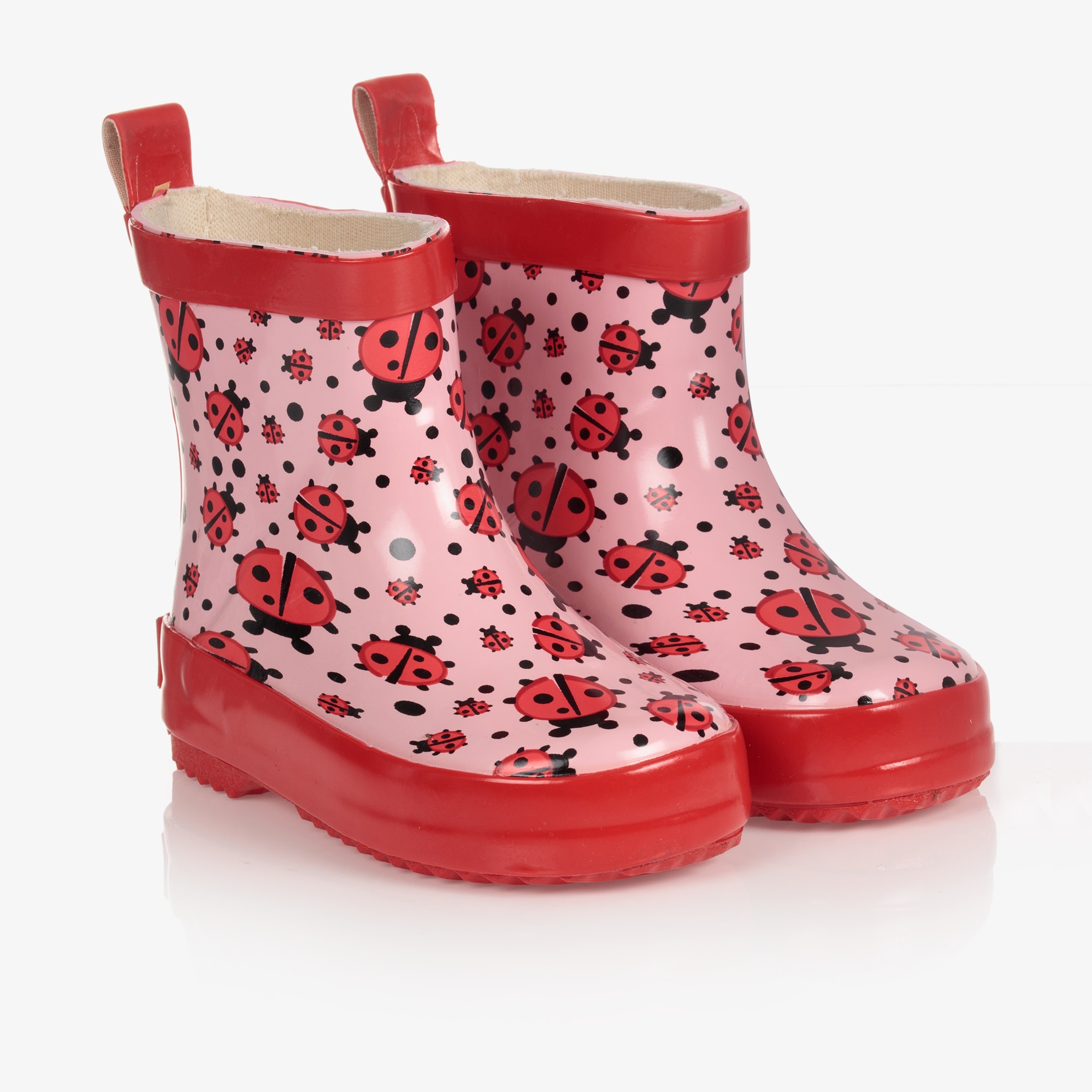 Pink First Walker Rain Boots - View 1