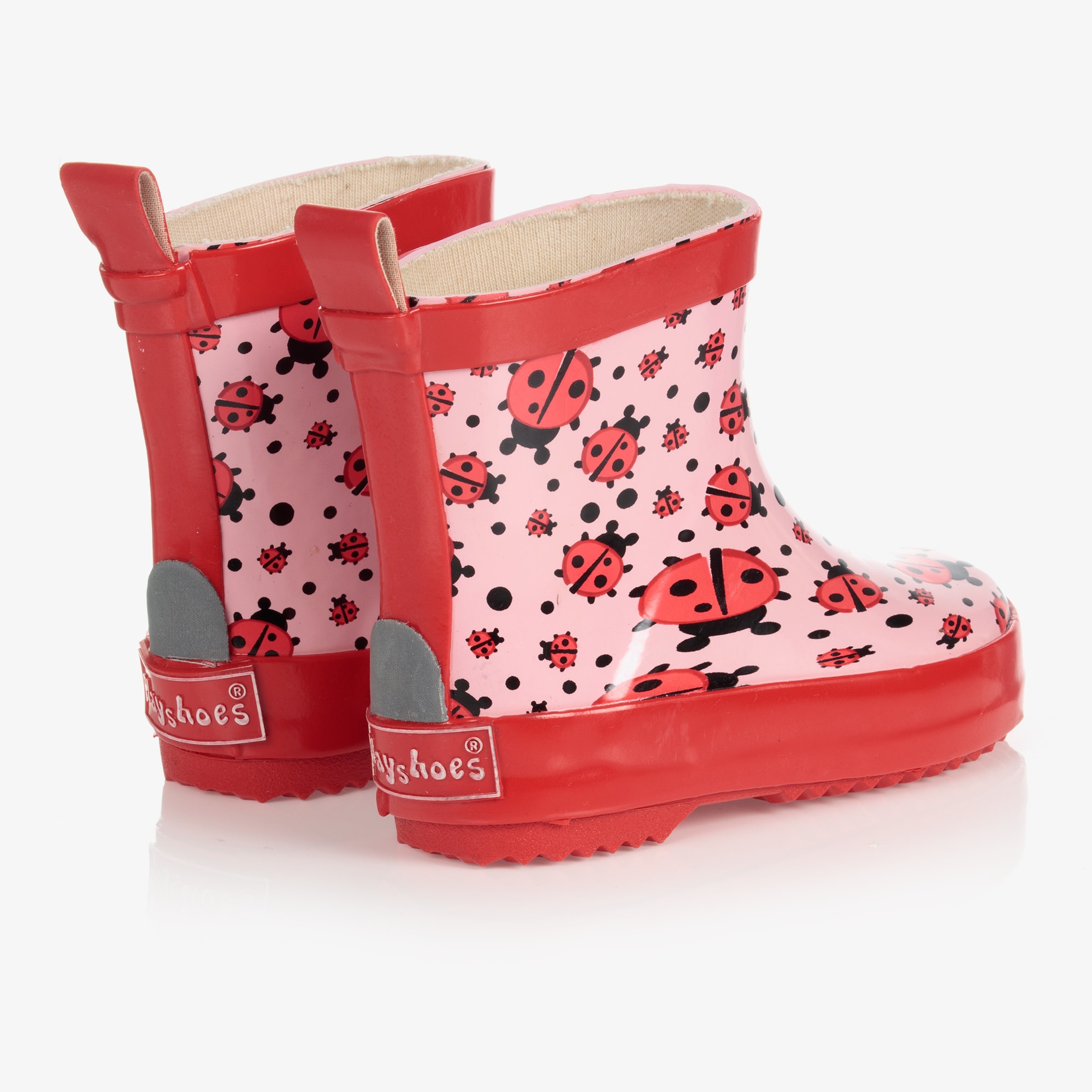Pink First Walker Rain Boots - View 2