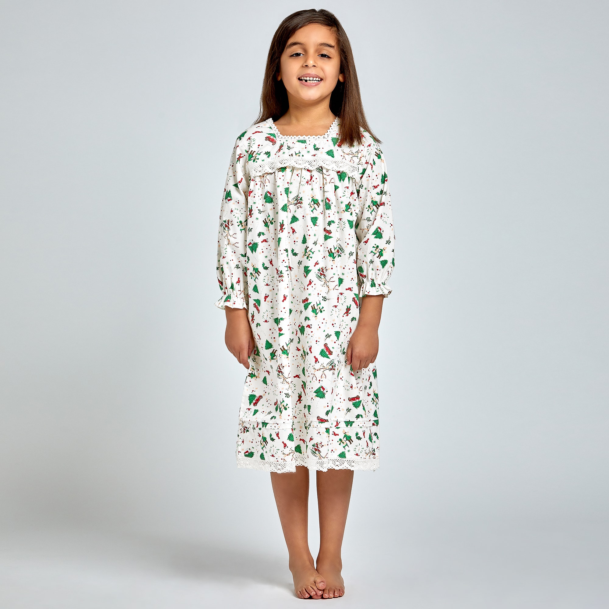 Girls Christmas Nightdress - View 4