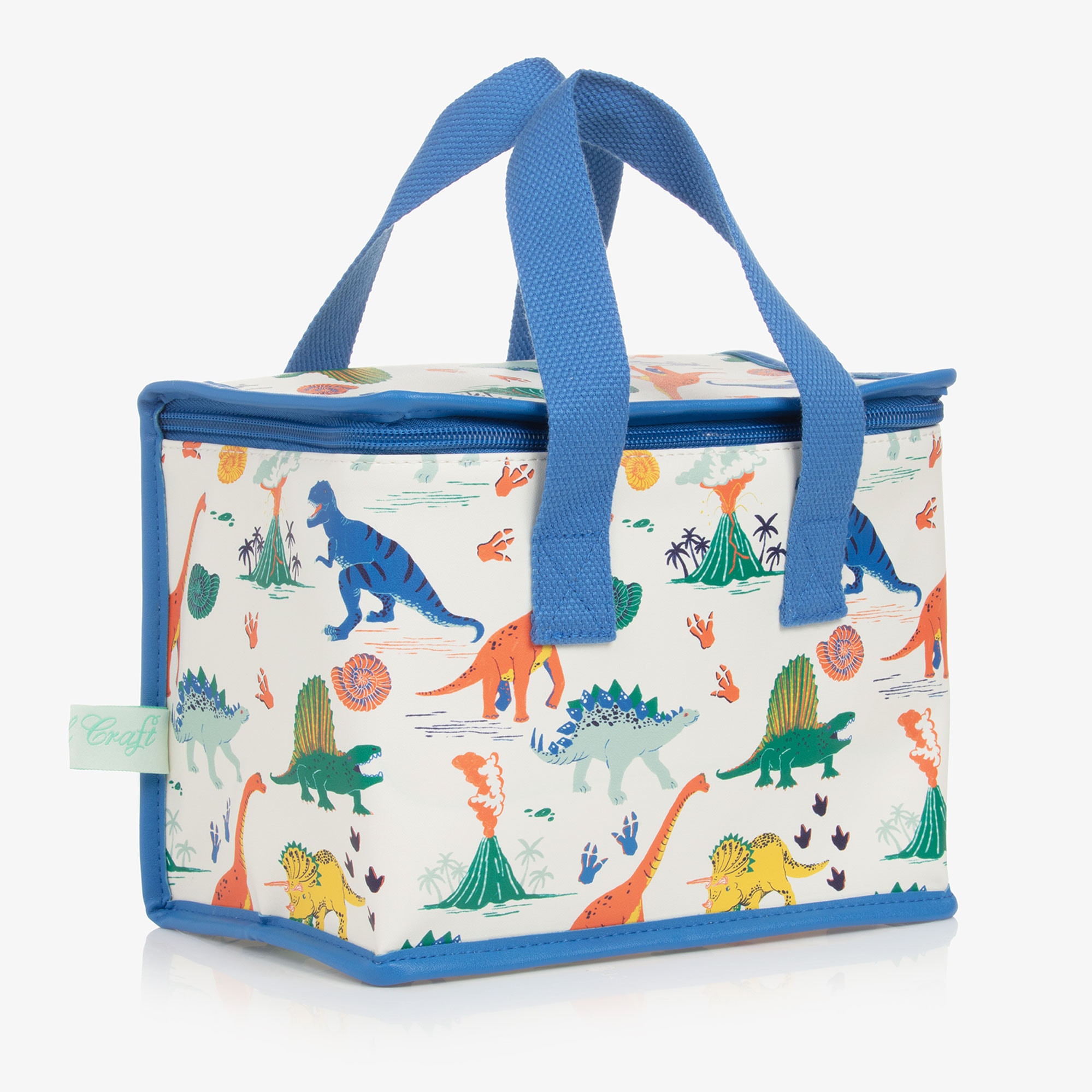 Ivory Dinosaur Print Lunch Bag (20cm) - View 3