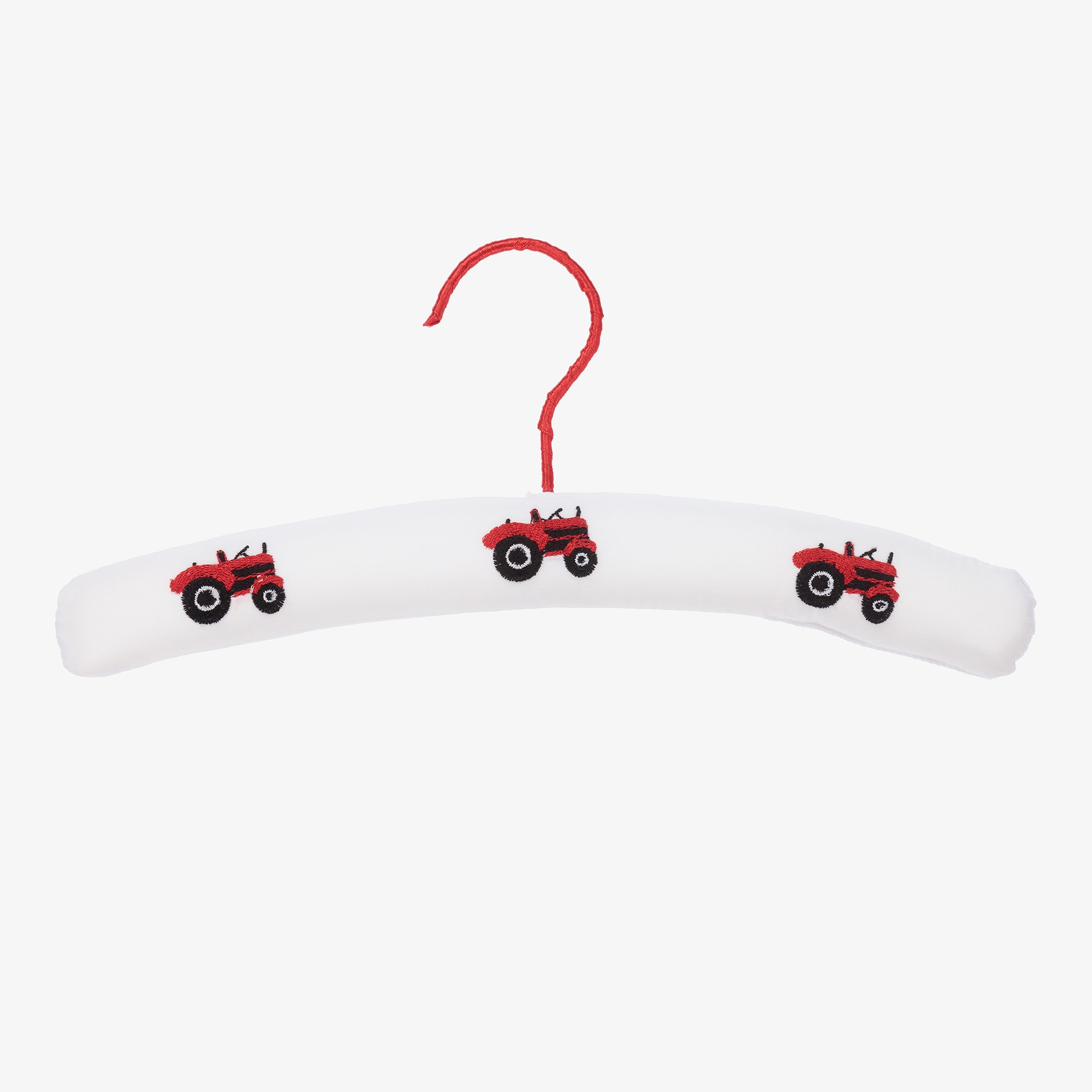 White Tractor Clothes Hanger (31cm) - View 1