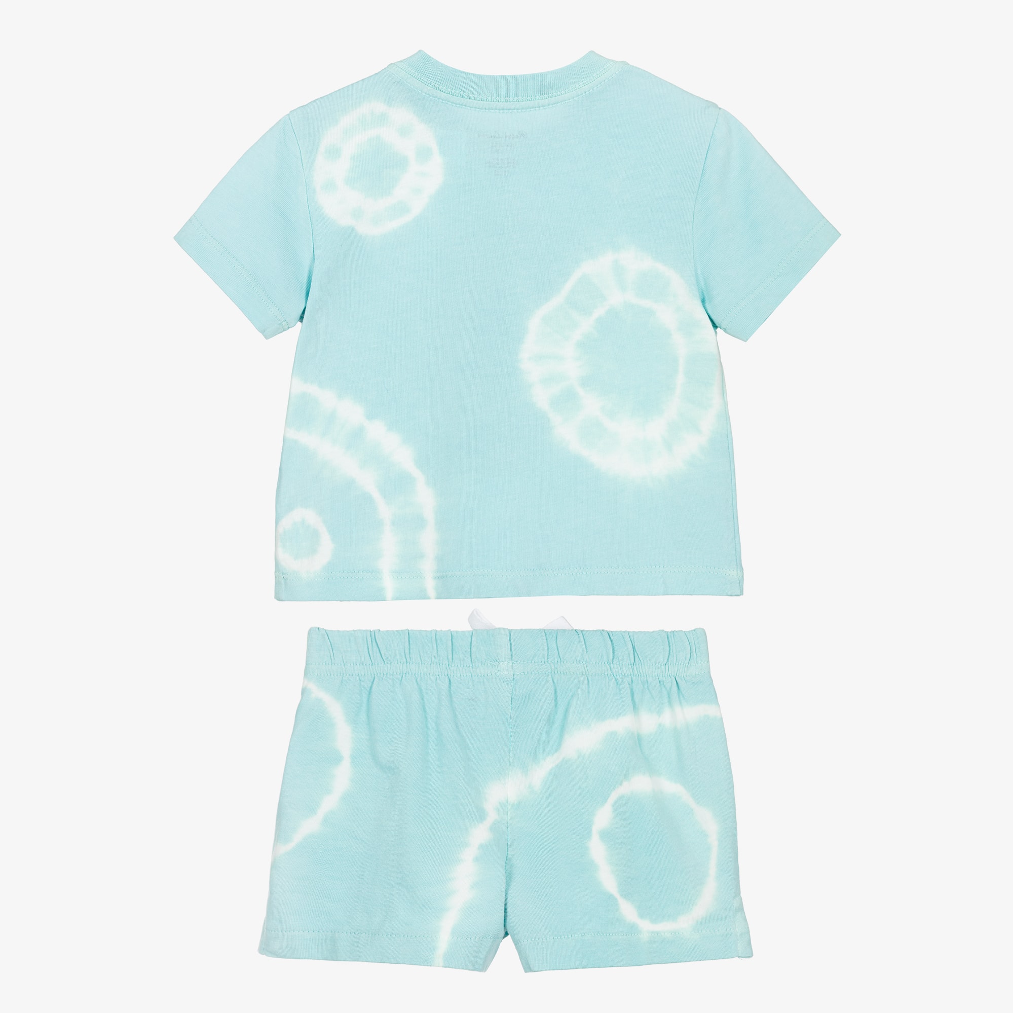 Baby Boys Cotton Polo Bear Shorts Set - View 3