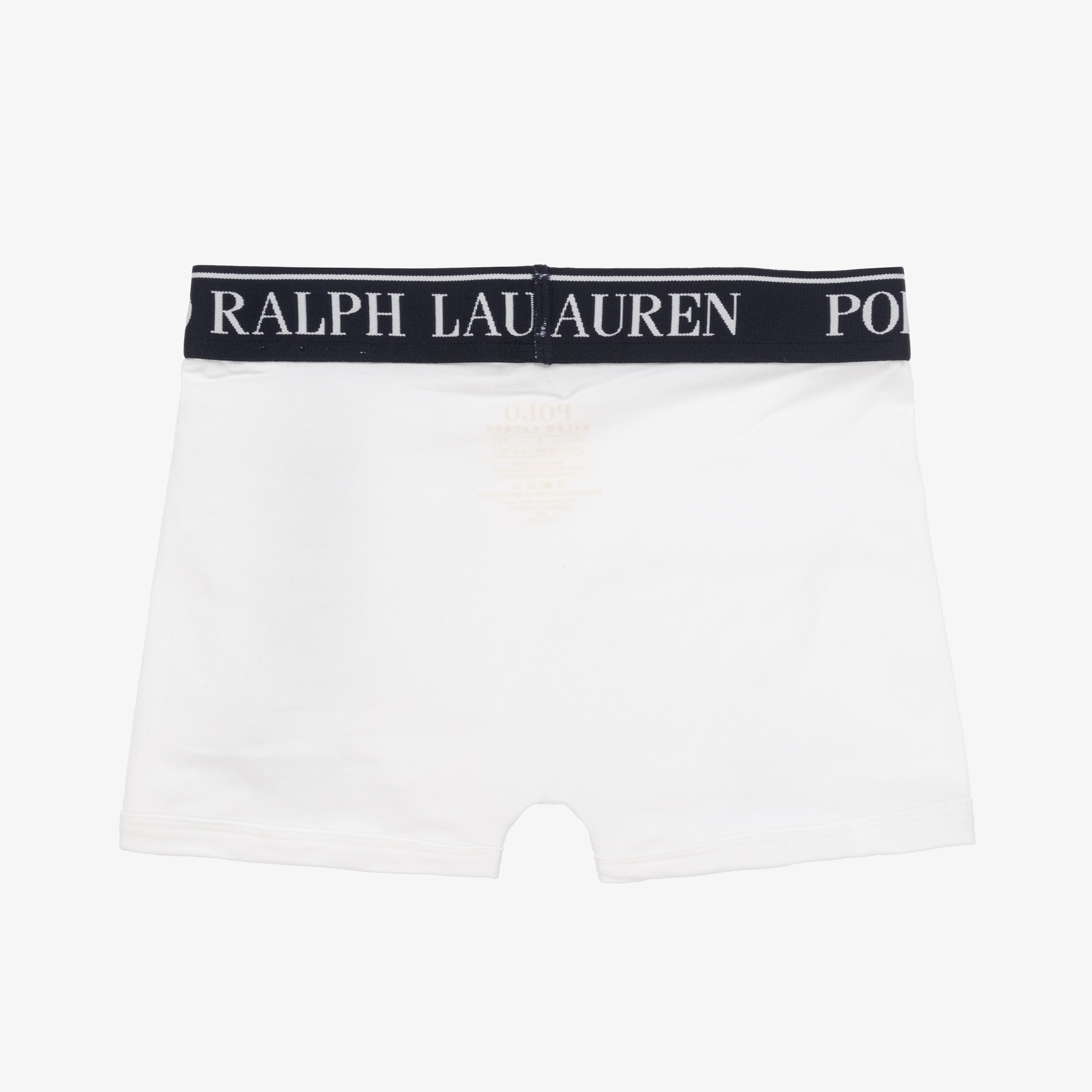 Boys White Cotton Boxer Shorts (3 Pack) - View 3