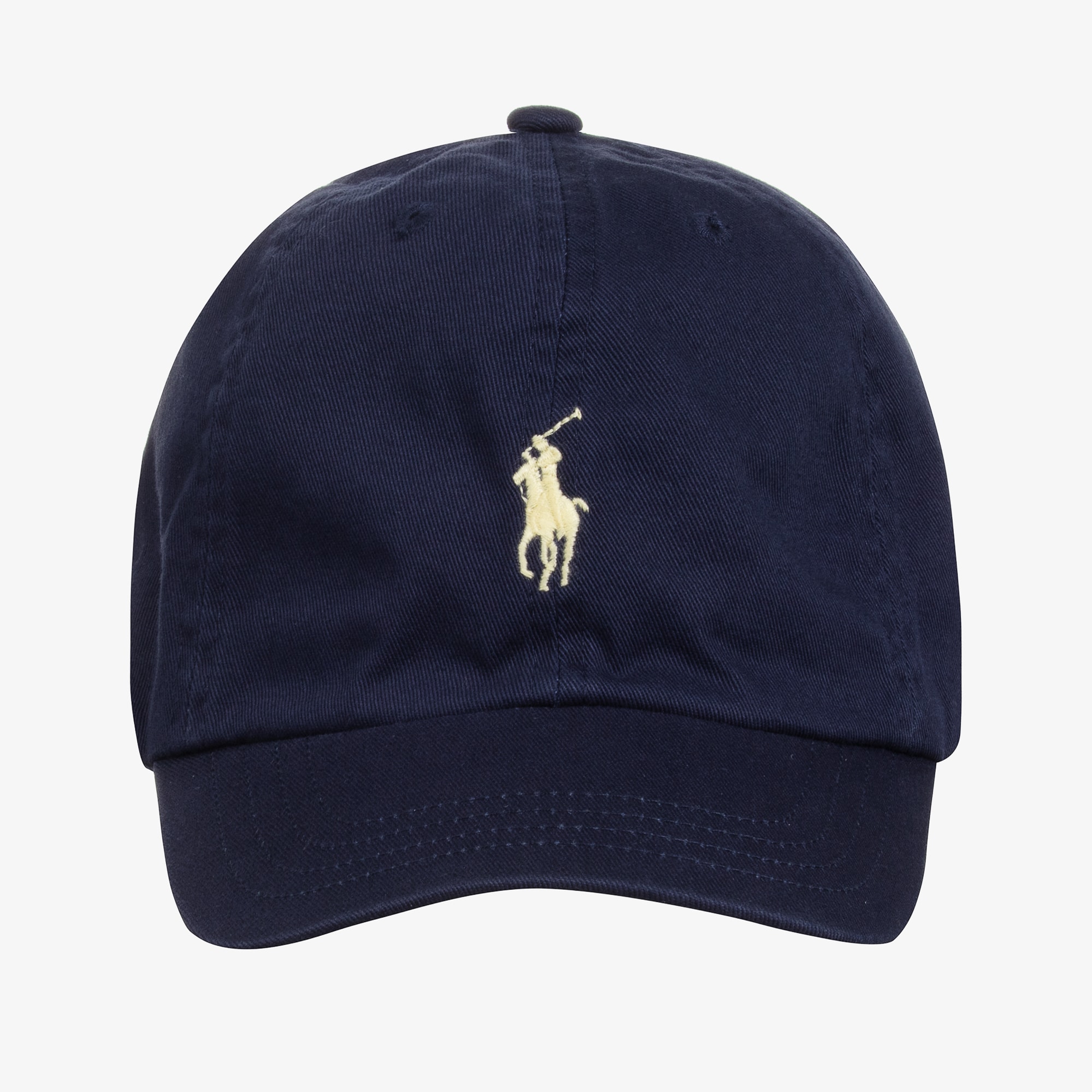 Navy Blue Cotton Pony Logo Cap - View 3