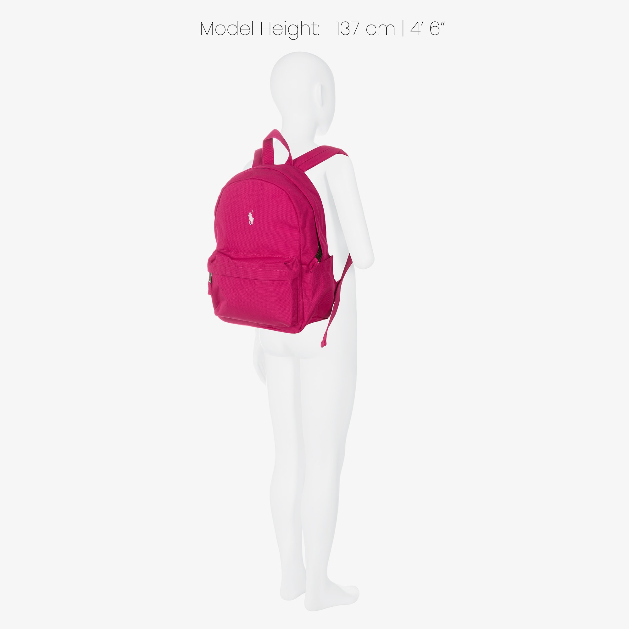 Navy Blue Pony Logo Backpack (36cm) - View 2