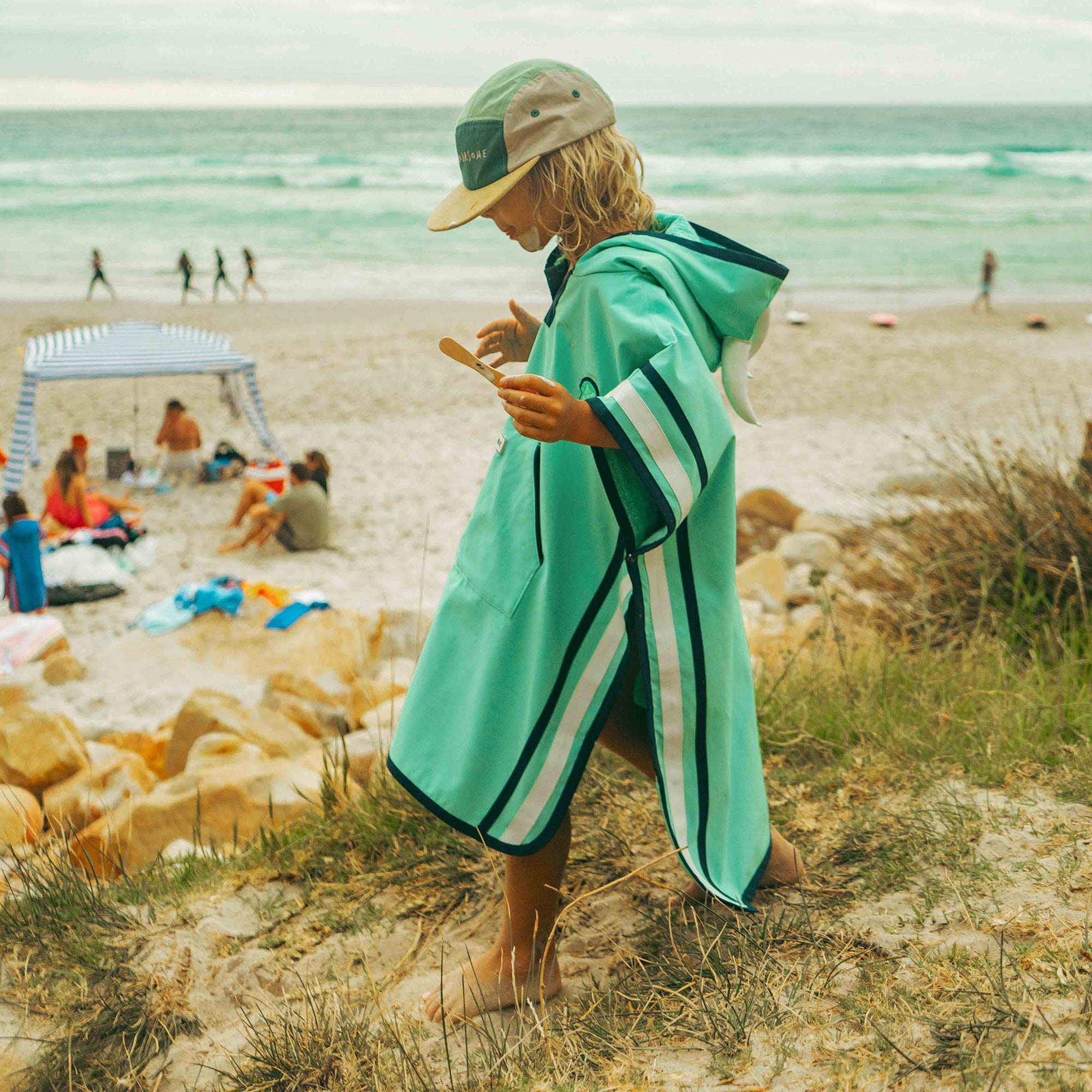 Blue Reef The Shark Poncho Towel - View 2