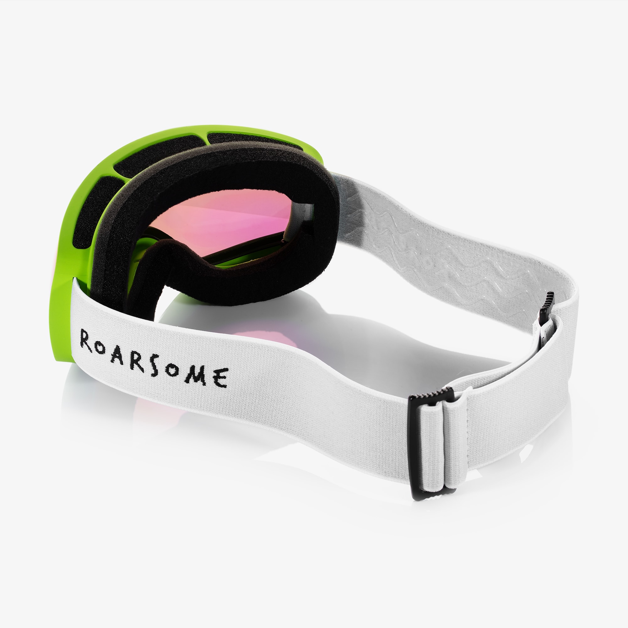 Green Polarised Anti-Fog Ski Goggles - View 4