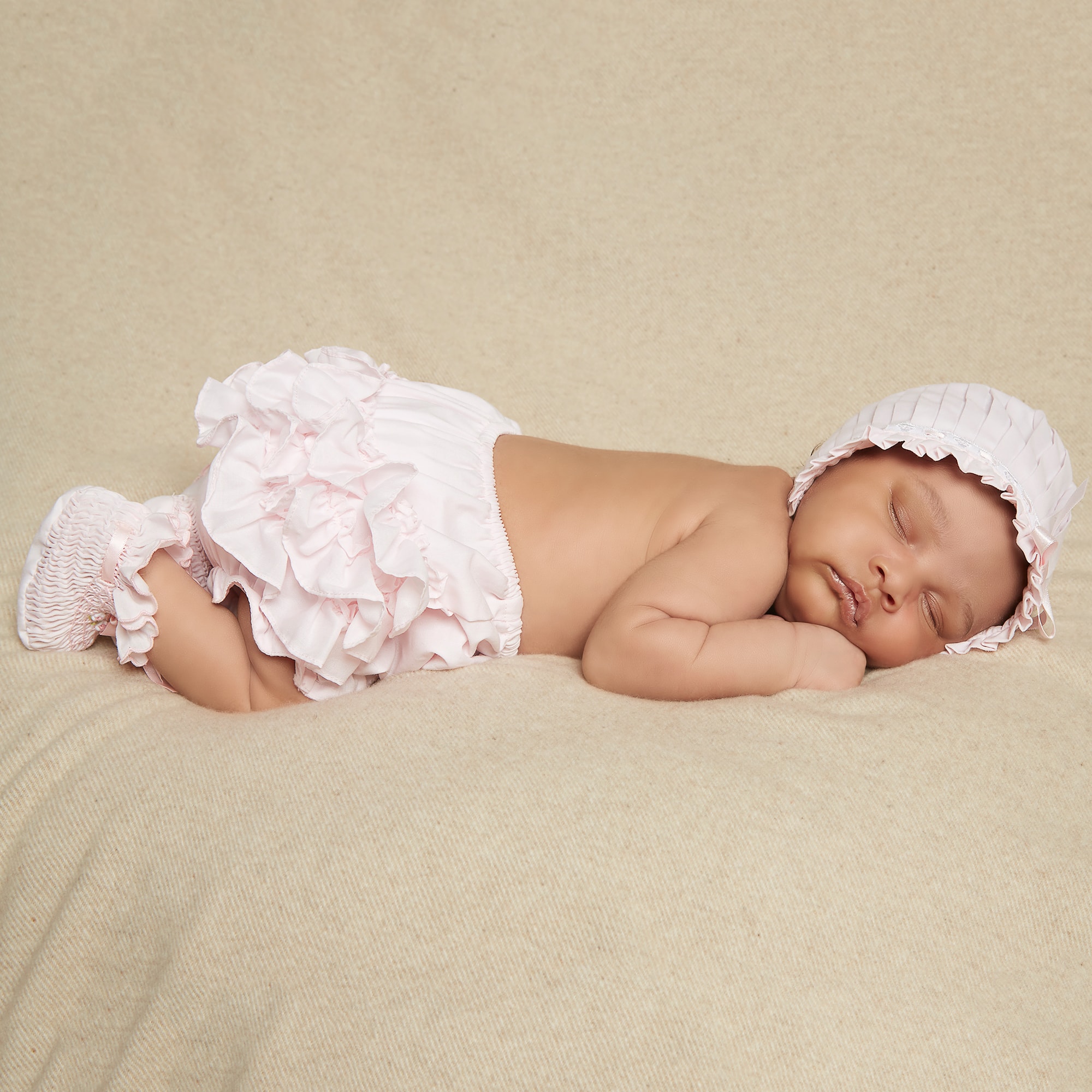 Baby Girls Pink Frilly Knickers - View 2