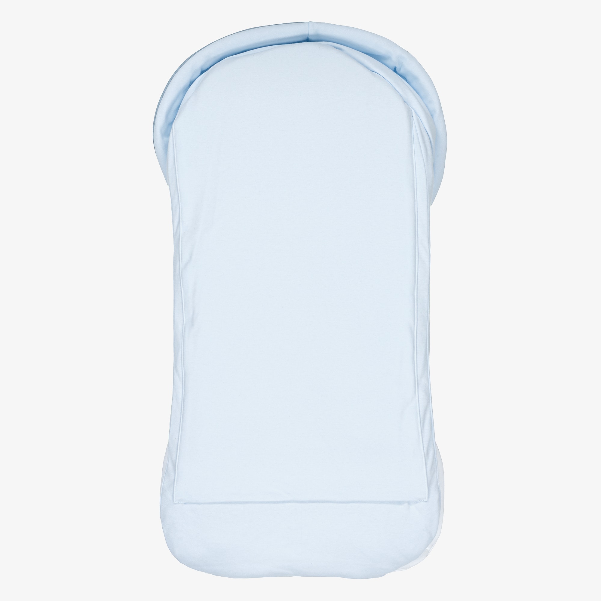 Blue & White Cotton Jersey Padded Tiger Print Nest (70cm) - View 4