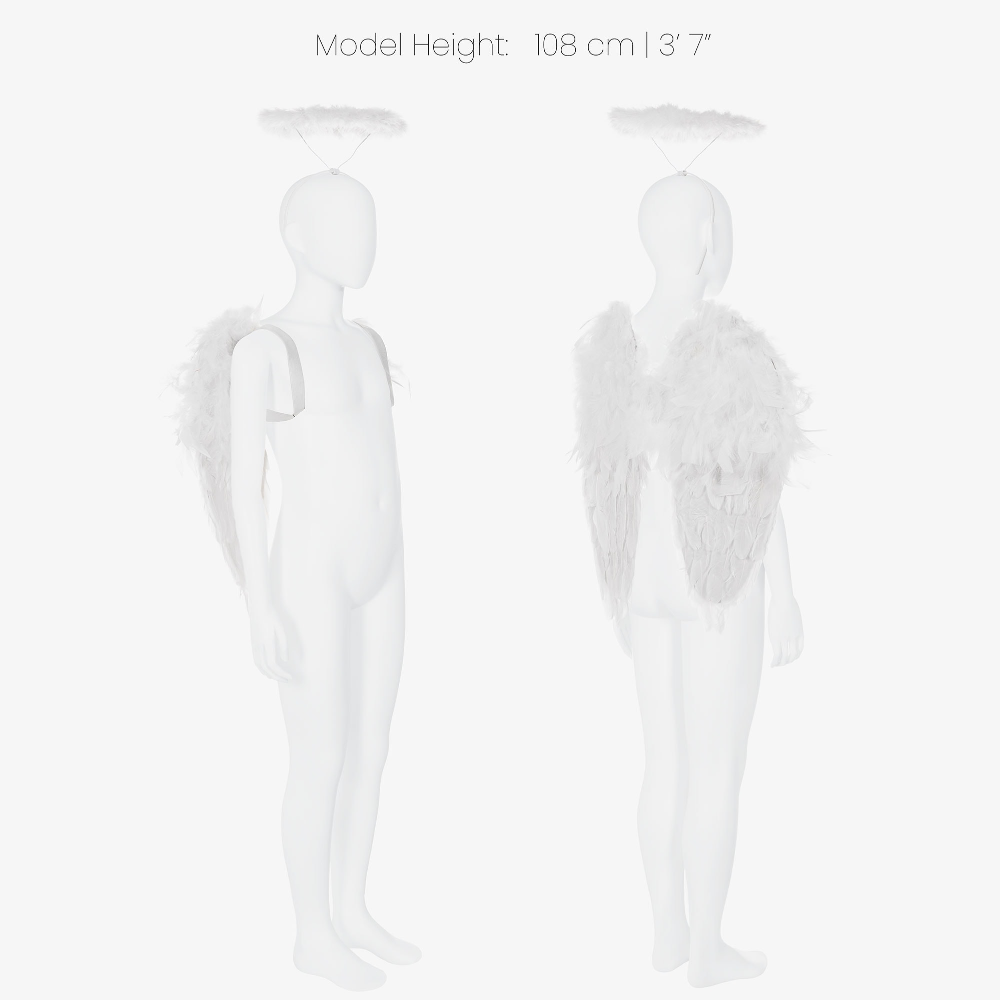 Angel Wings & Halo Costume Set - View 2