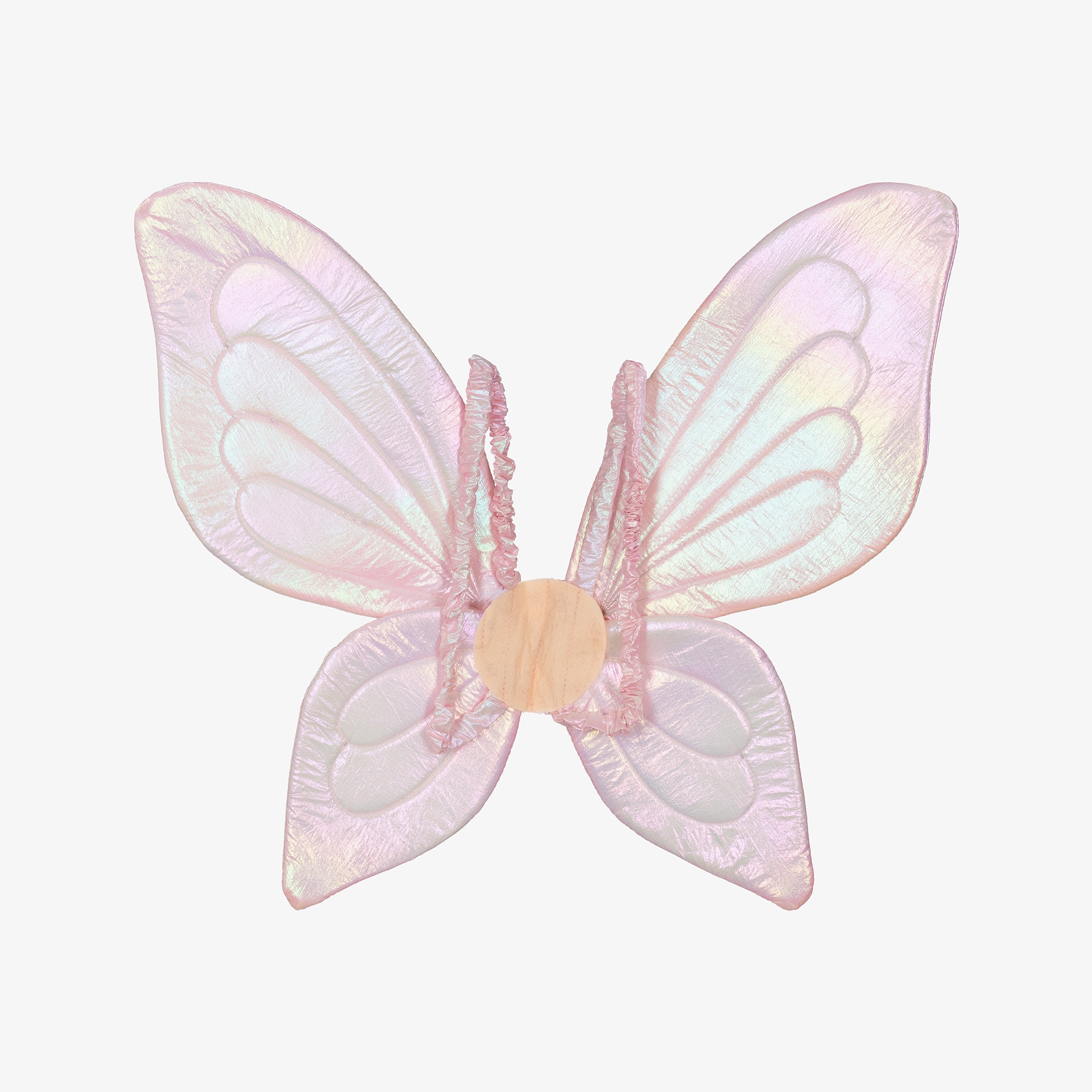 Girls Shimmering Pink Butterfly Wings - View 3