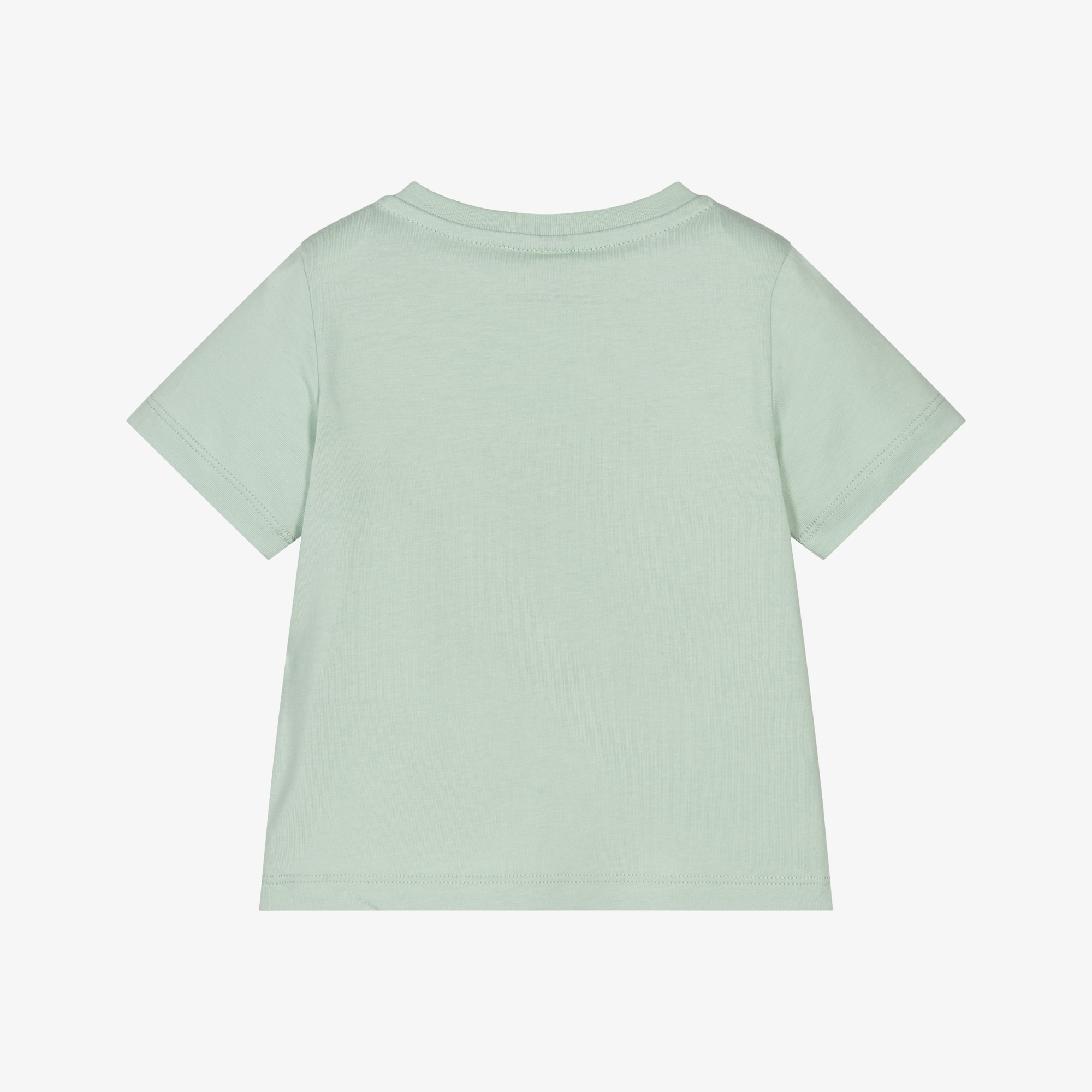 Girls Mint Green Love Print Cotton T-Shirt - View 2