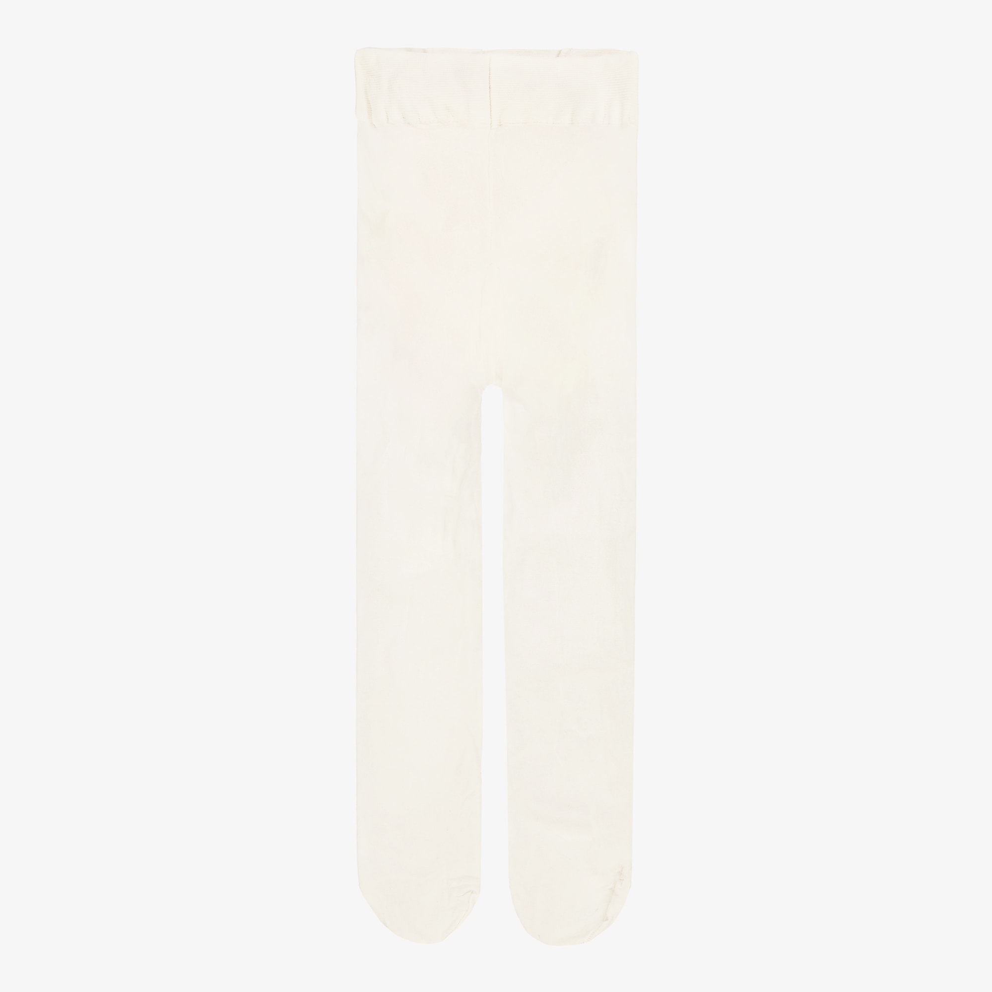 Baby Girls Sheer White Ruffle Tights - View 3