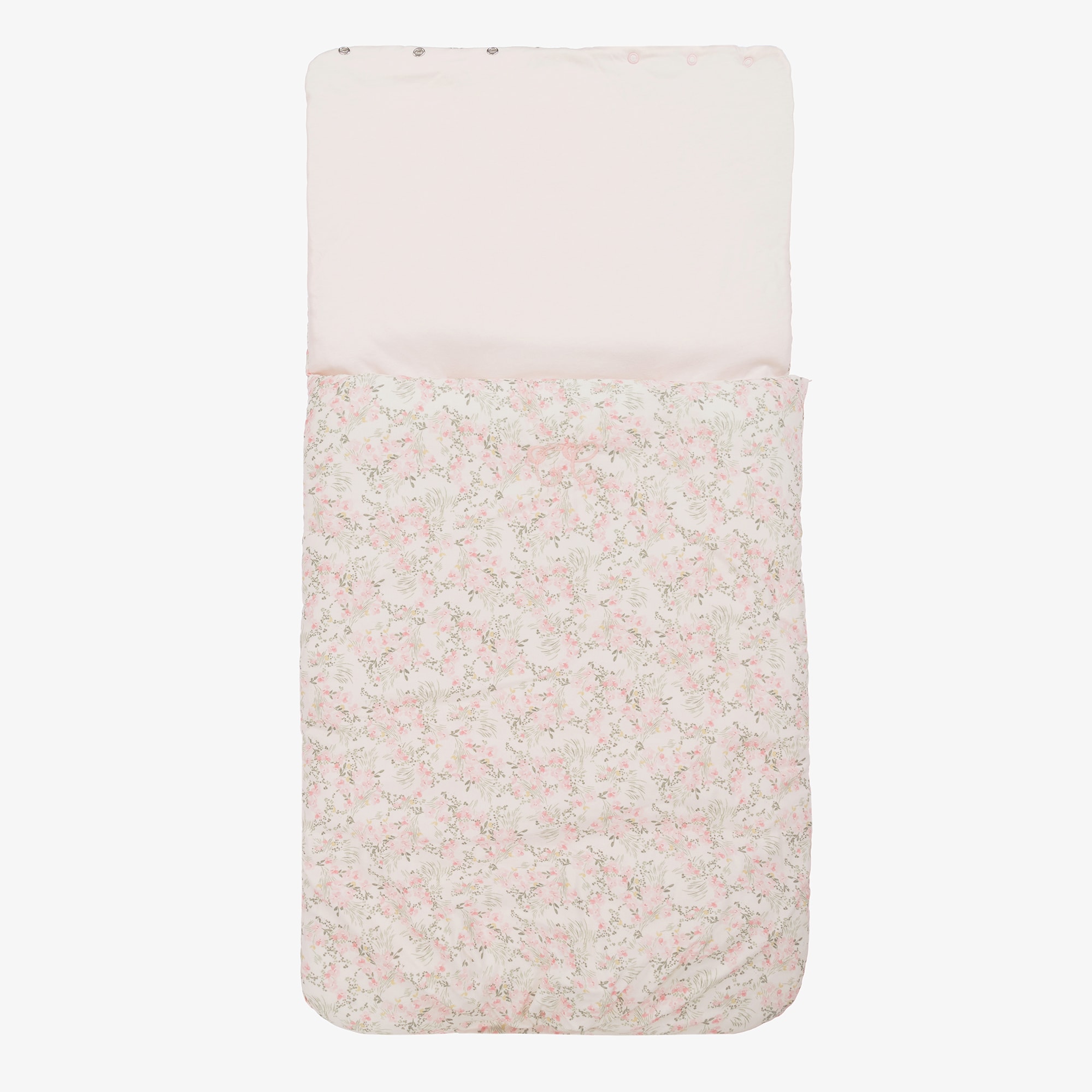 Girls Pink Floral Needlecord Nest (81cm) - View 2