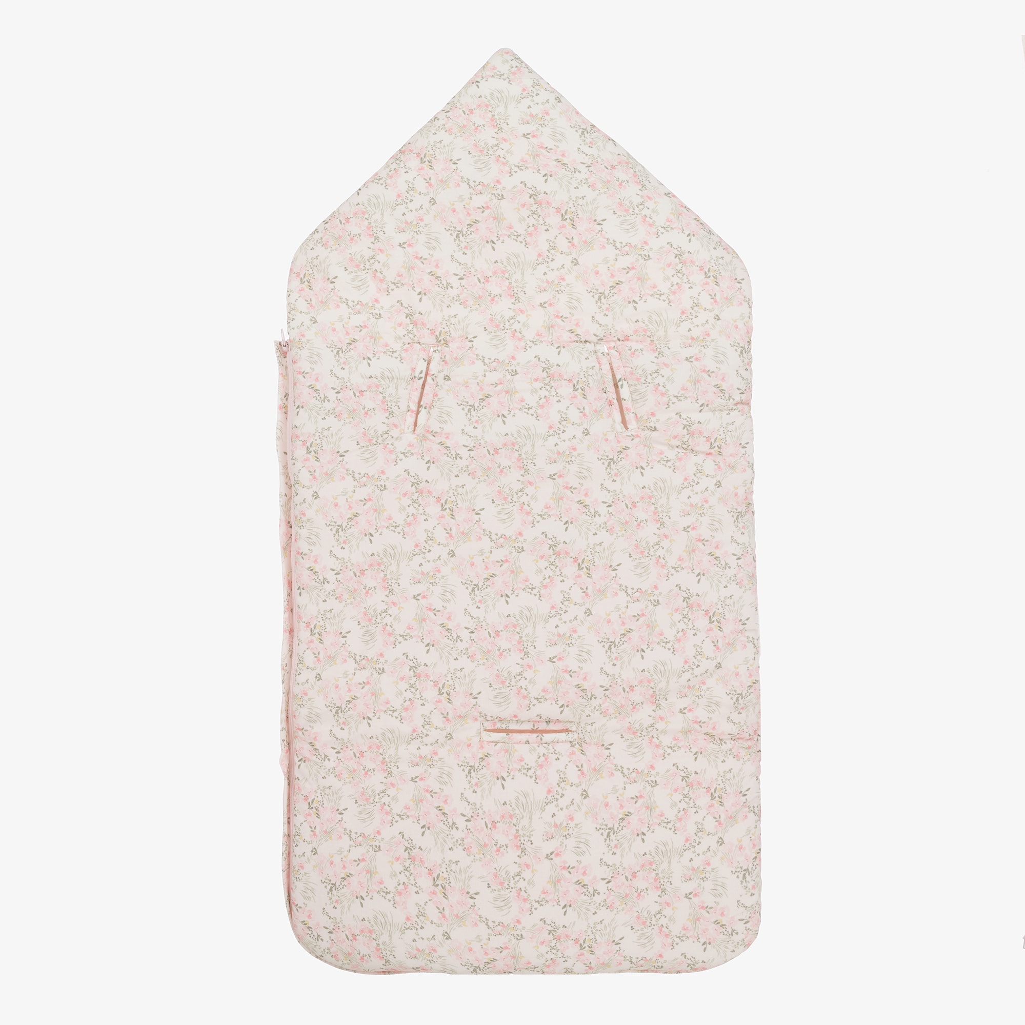 Girls Pink Floral Needlecord Nest (81cm) - View 4