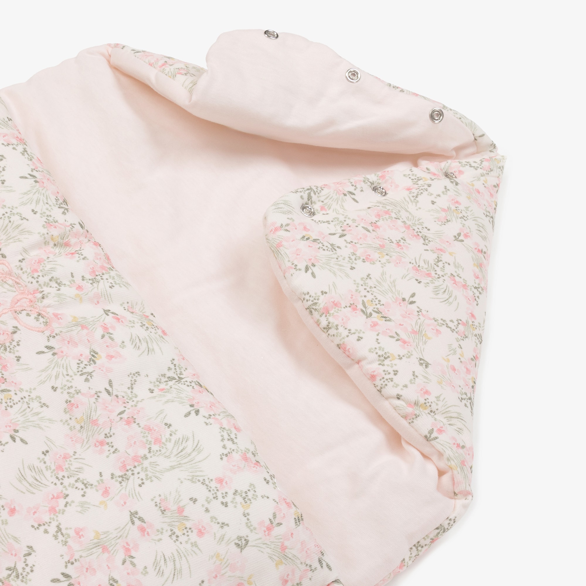 Girls Pink Floral Needlecord Nest (81cm) - View 5