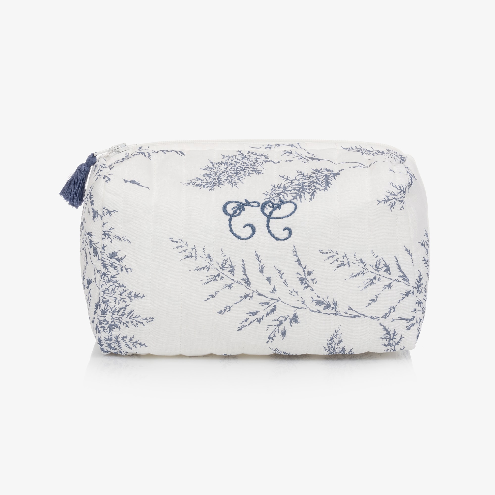 White & Blue Wash Bag (26cm) - View 1
