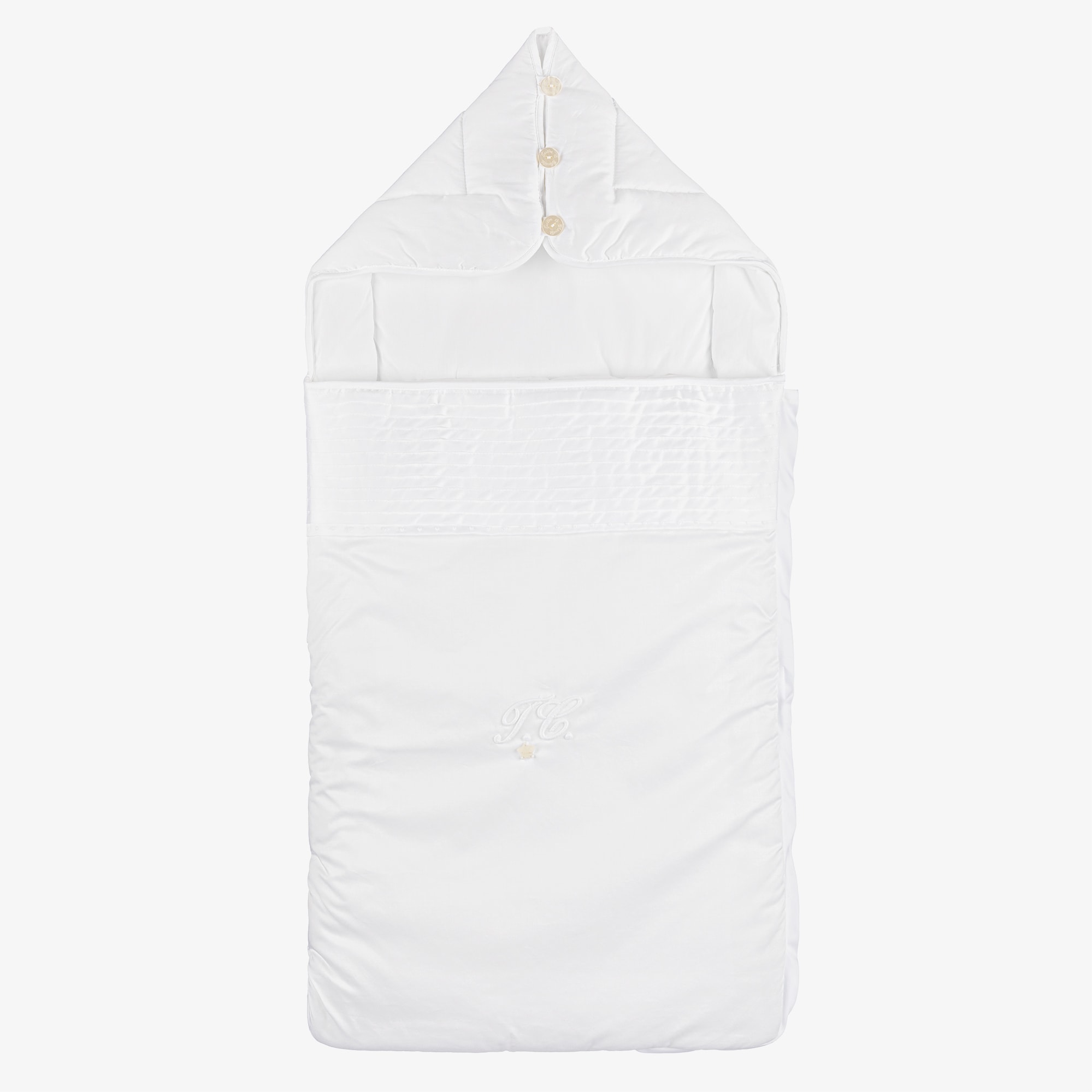White Cotton Logo Nest (77cm) - View 1