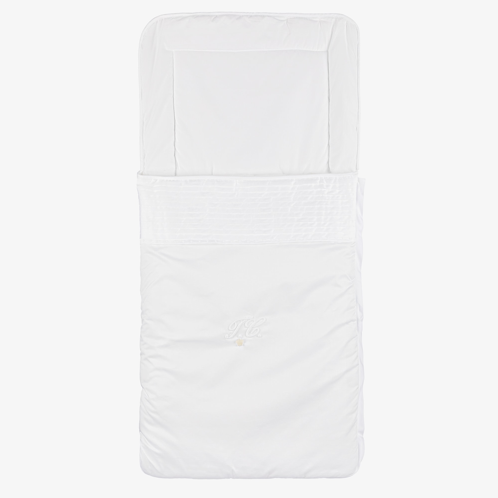 White Cotton Logo Nest (77cm) - View 2