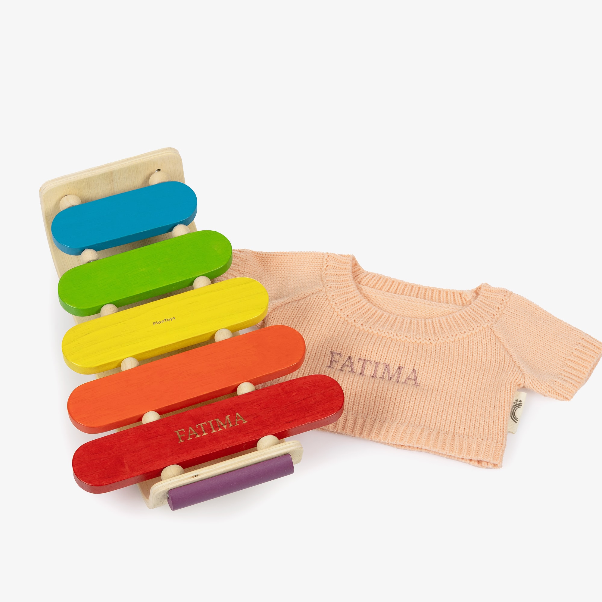Ivory Personalised Music Baby Gift Set - View 6