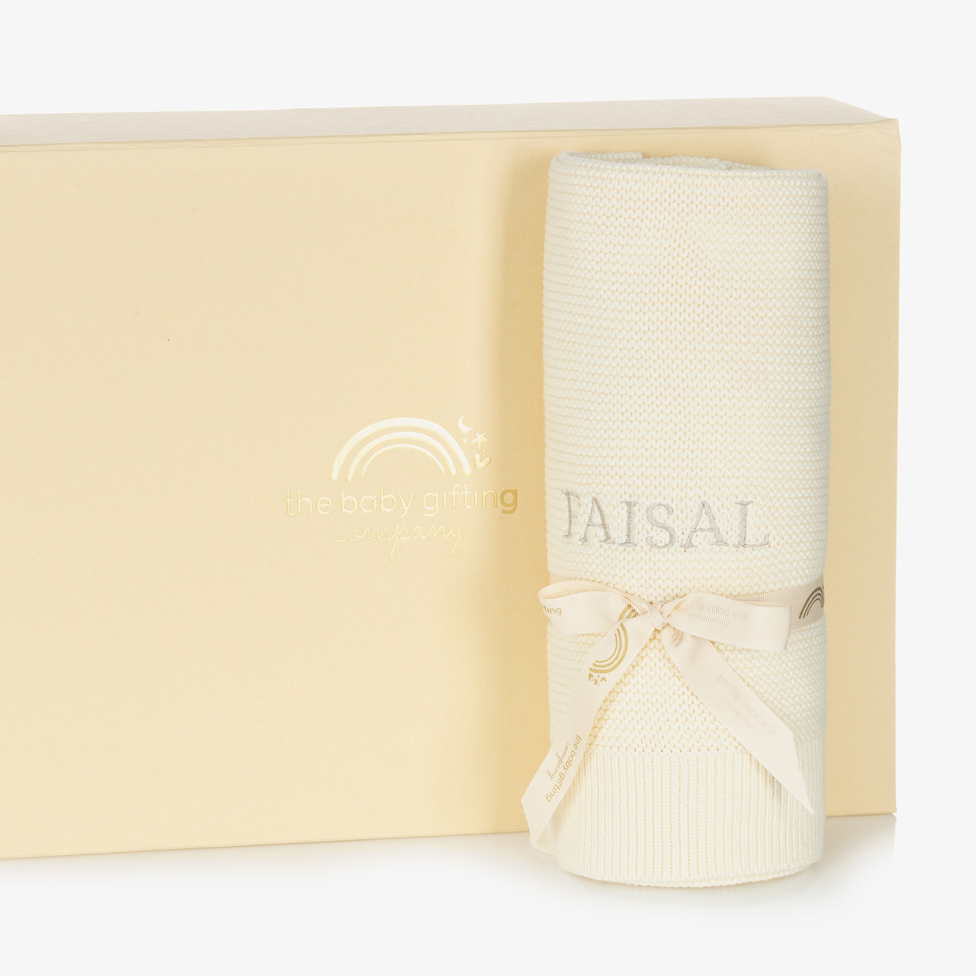 Ivory Ultimate Rainbow Cuddle Personalised Baby Gift Set - View 10