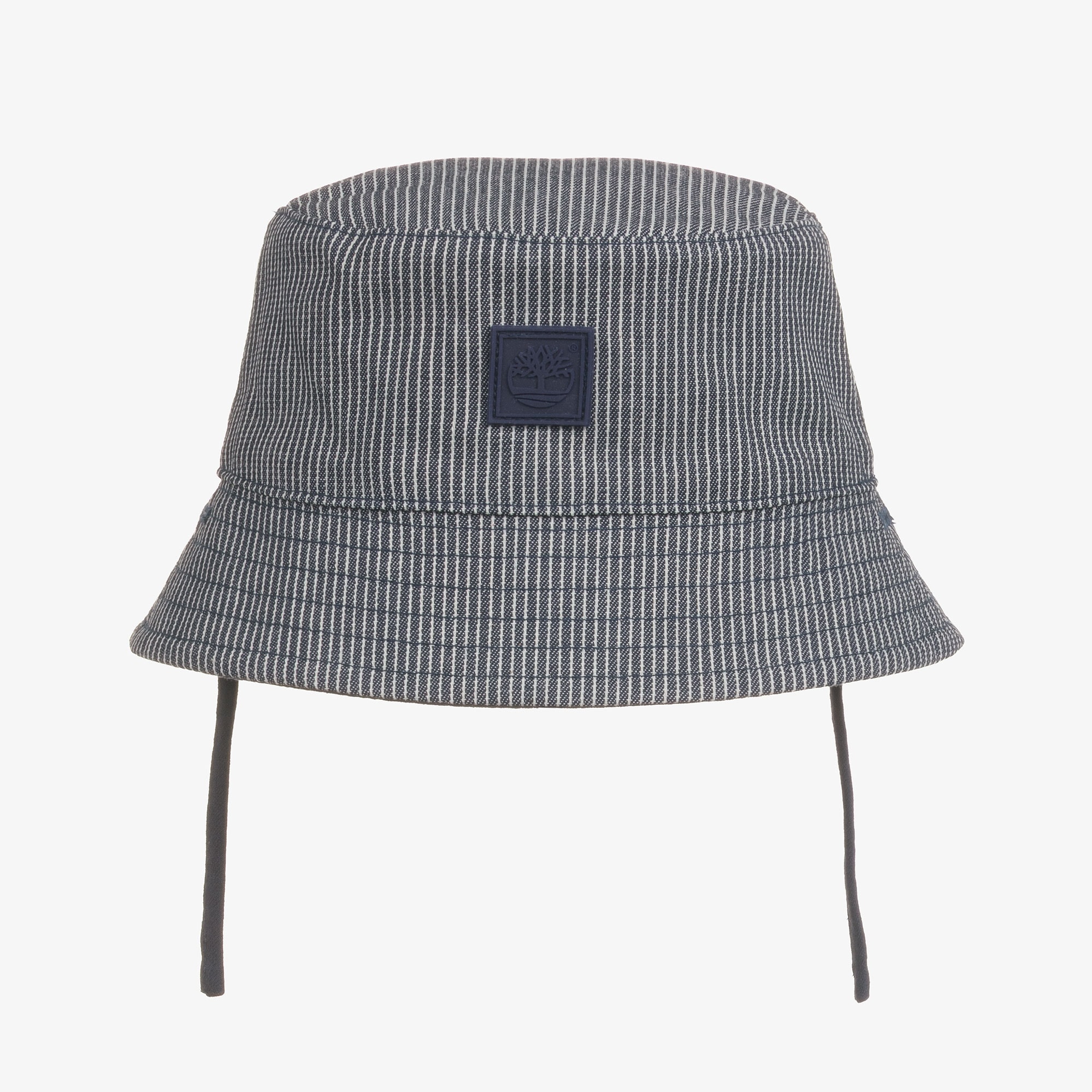 Baby Boys Navy Blue Cotton Reversible Bucket Hat - View 1