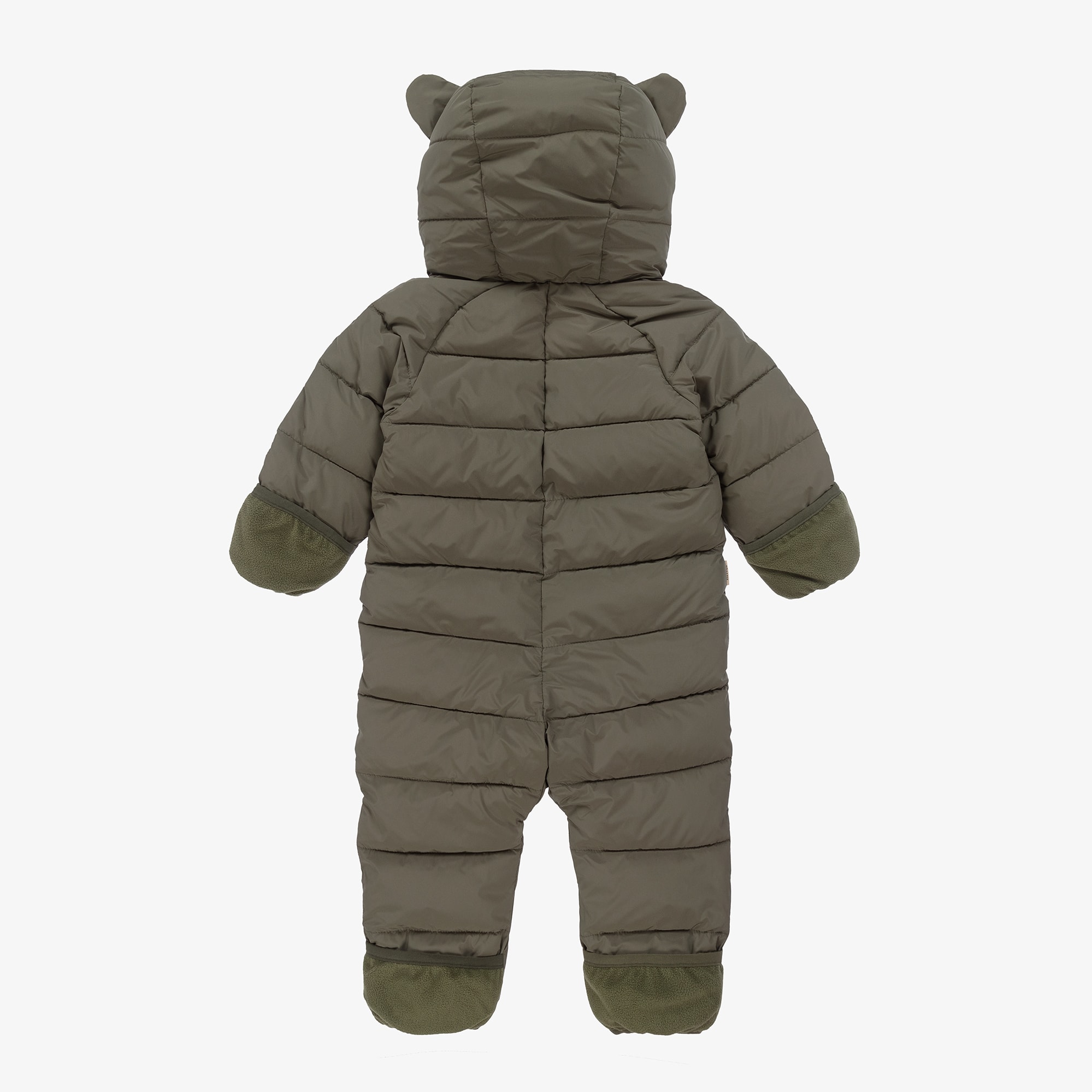 Sage Green Padded Snowsuit - View 3