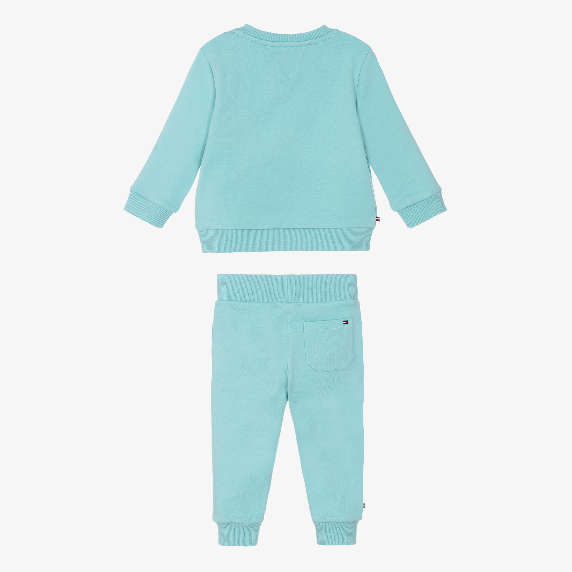 Lilac Purple Cotton Embroidered Logo Tracksuit - View 3