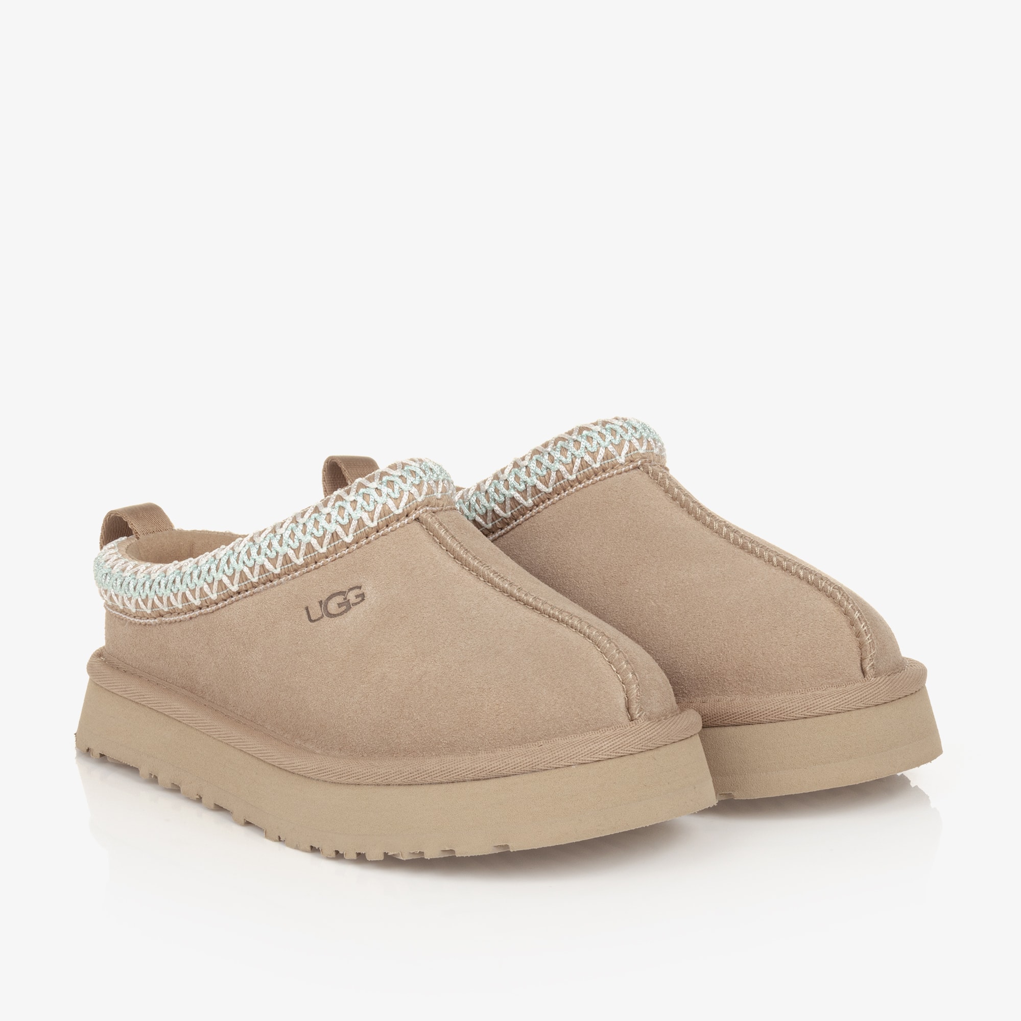 Brown Suede Leather Tazz Mules - View 1