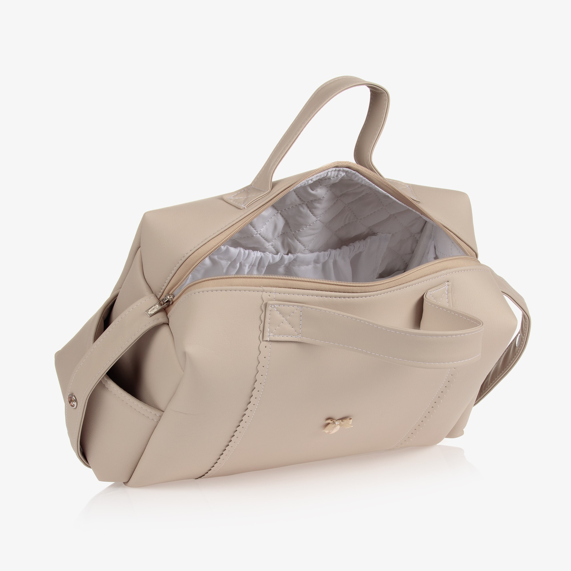 Grey Faux Leather Changing Bag (41cm) - View 6