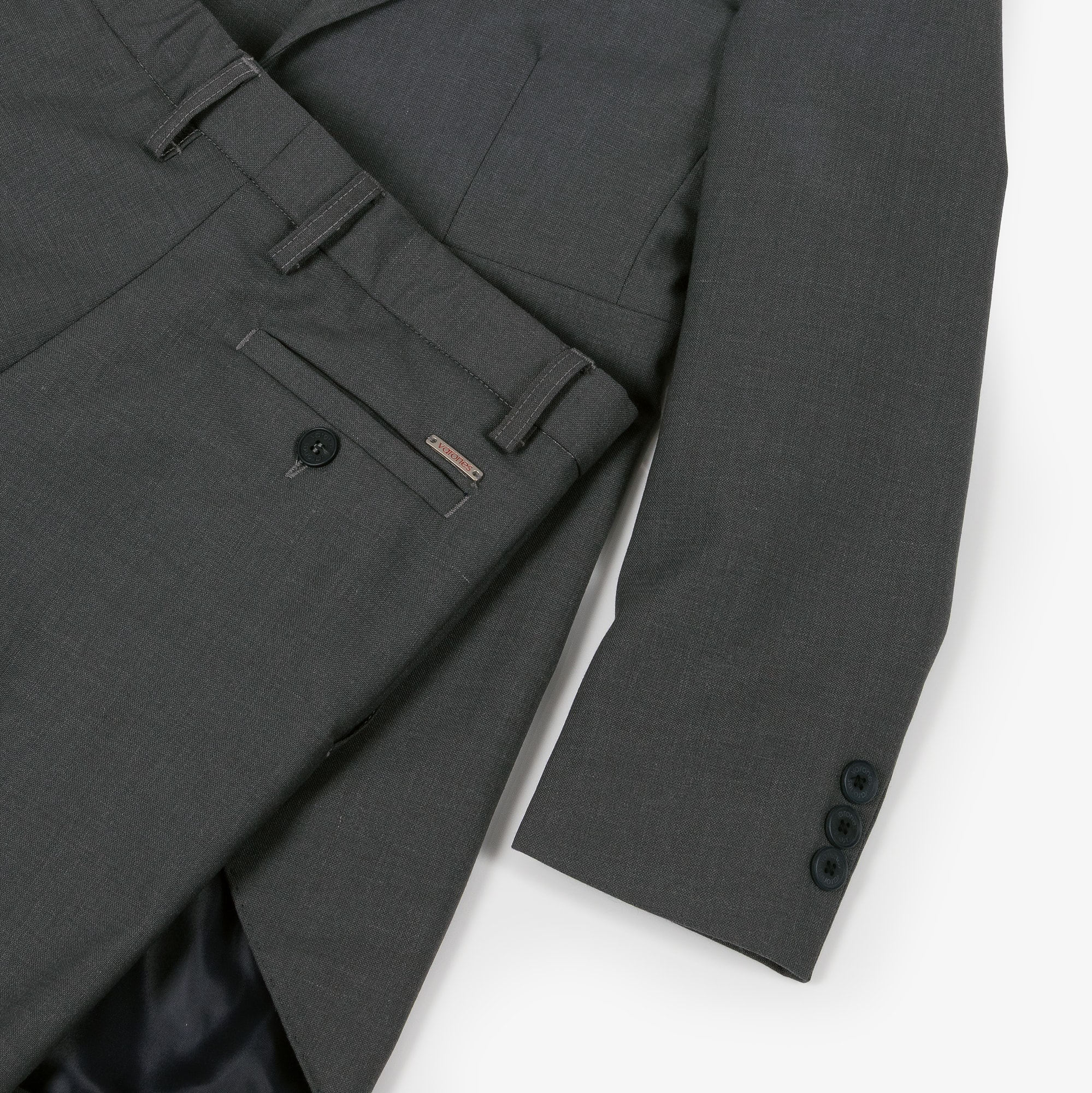 Boys Grey Tailcoat Suit - View 7