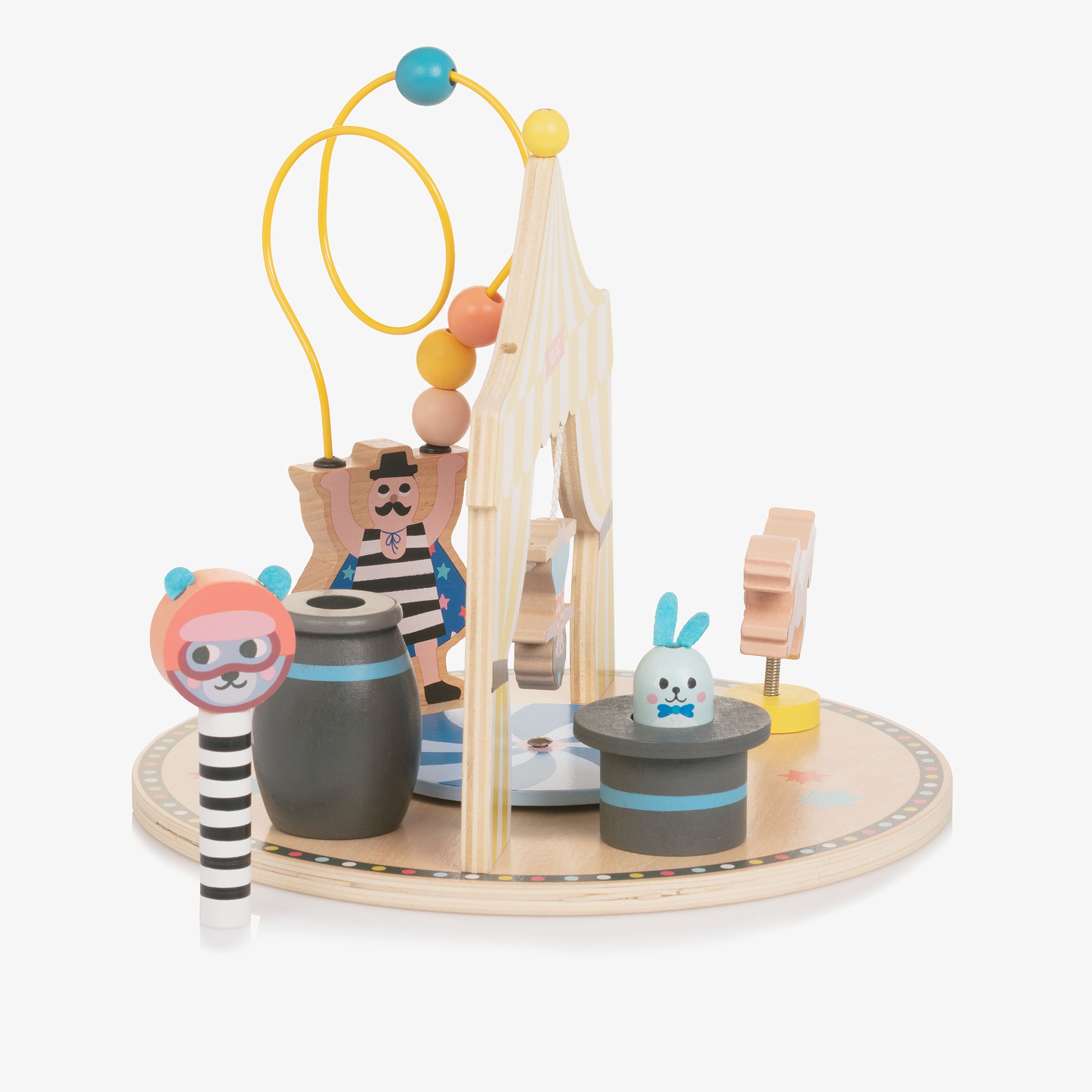 Multicolour Wooden Toy Circus (26cm) - View 3