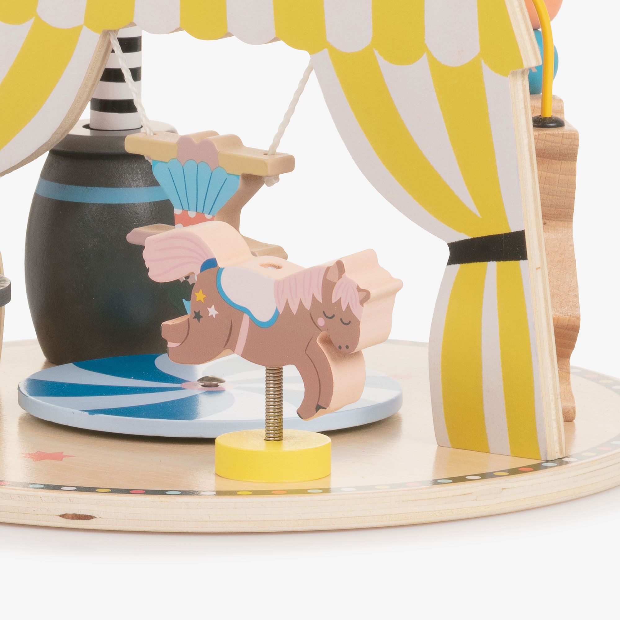 Multicolour Wooden Toy Circus (26cm) - View 6