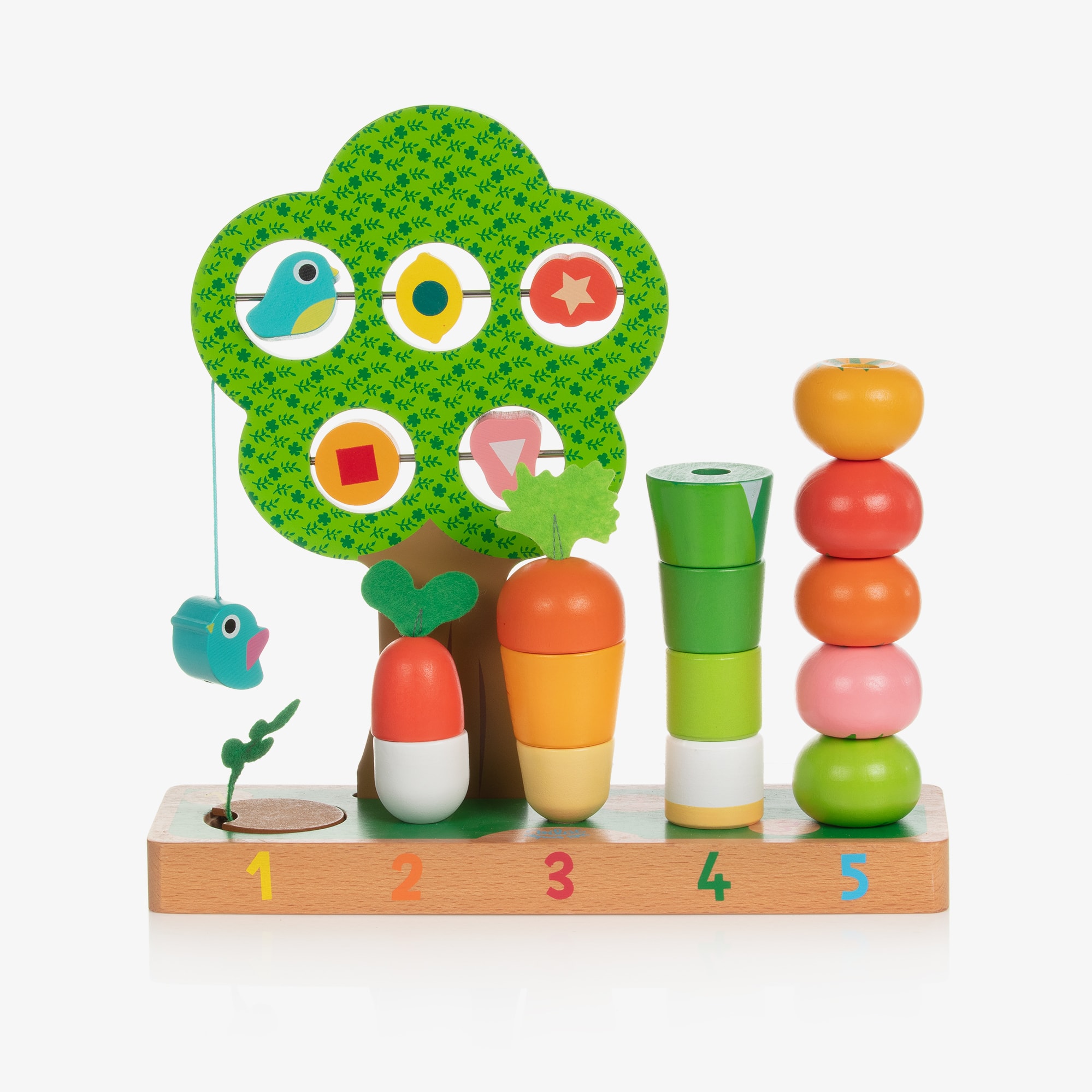 Vegetable Counting Activity Toy (27cm) - View 1
