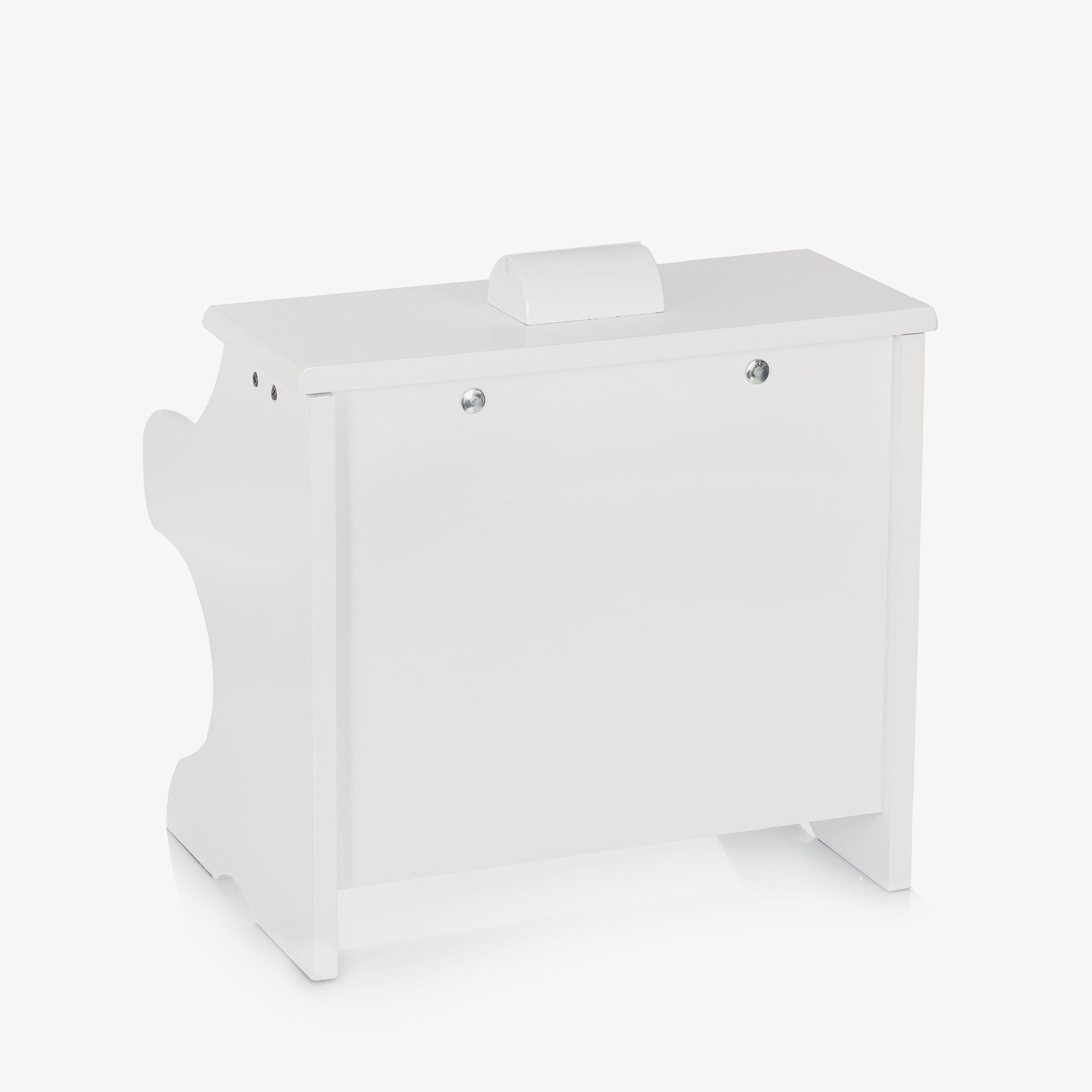 White Wooden Mini Piano (32cm) - View 2