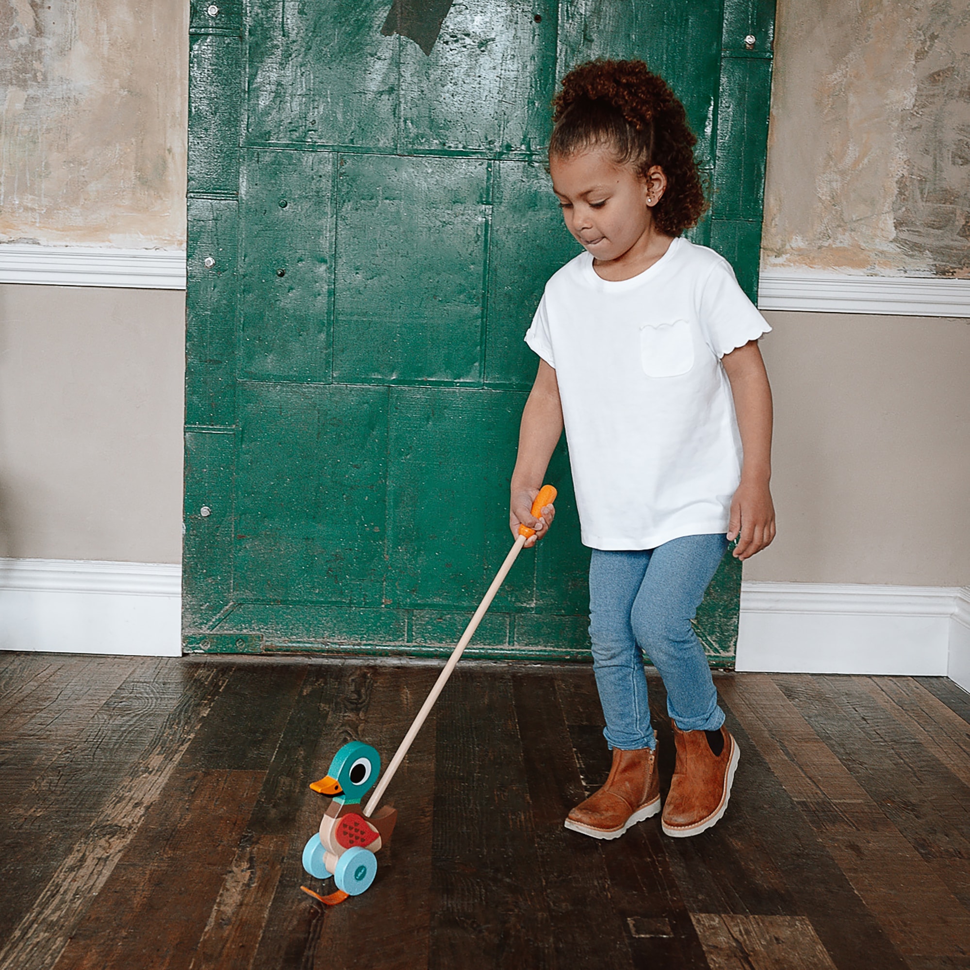 Wooden Duck Walking Toy (55cm) - View 2
