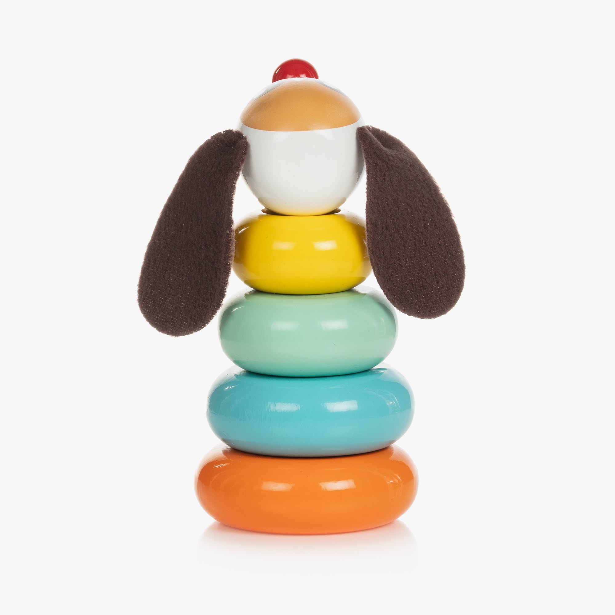 Wooden Puppy Stacking Toy (15cm) - View 2