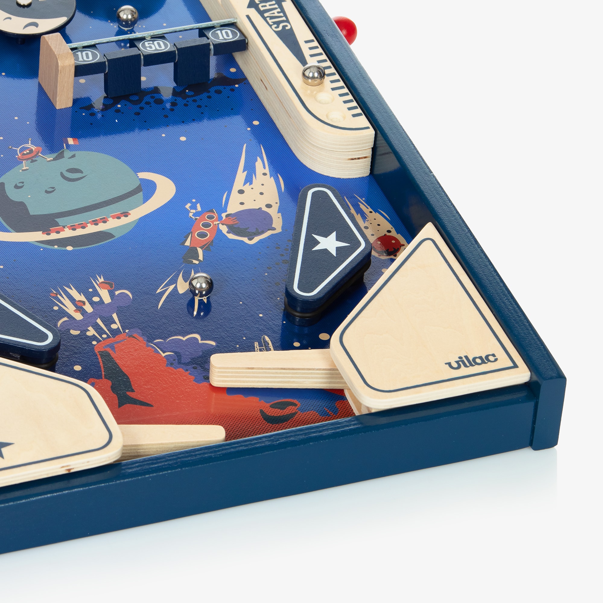 Wooden Space Pinball Toy (60cm) - View 7