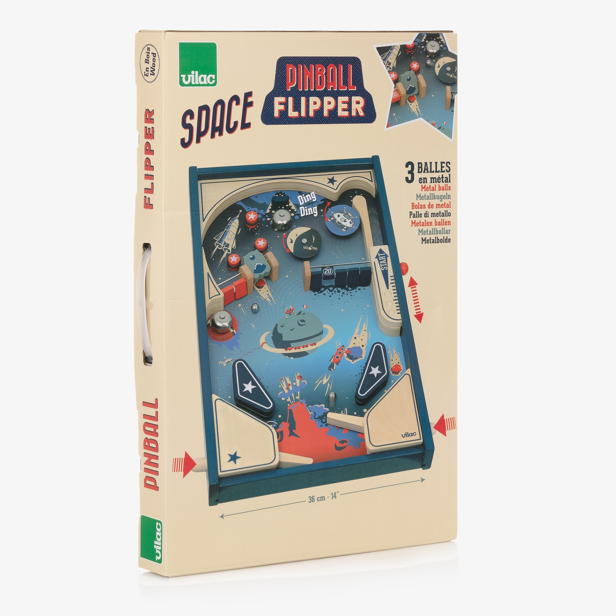Wooden Space Pinball Toy (60cm) - View 8