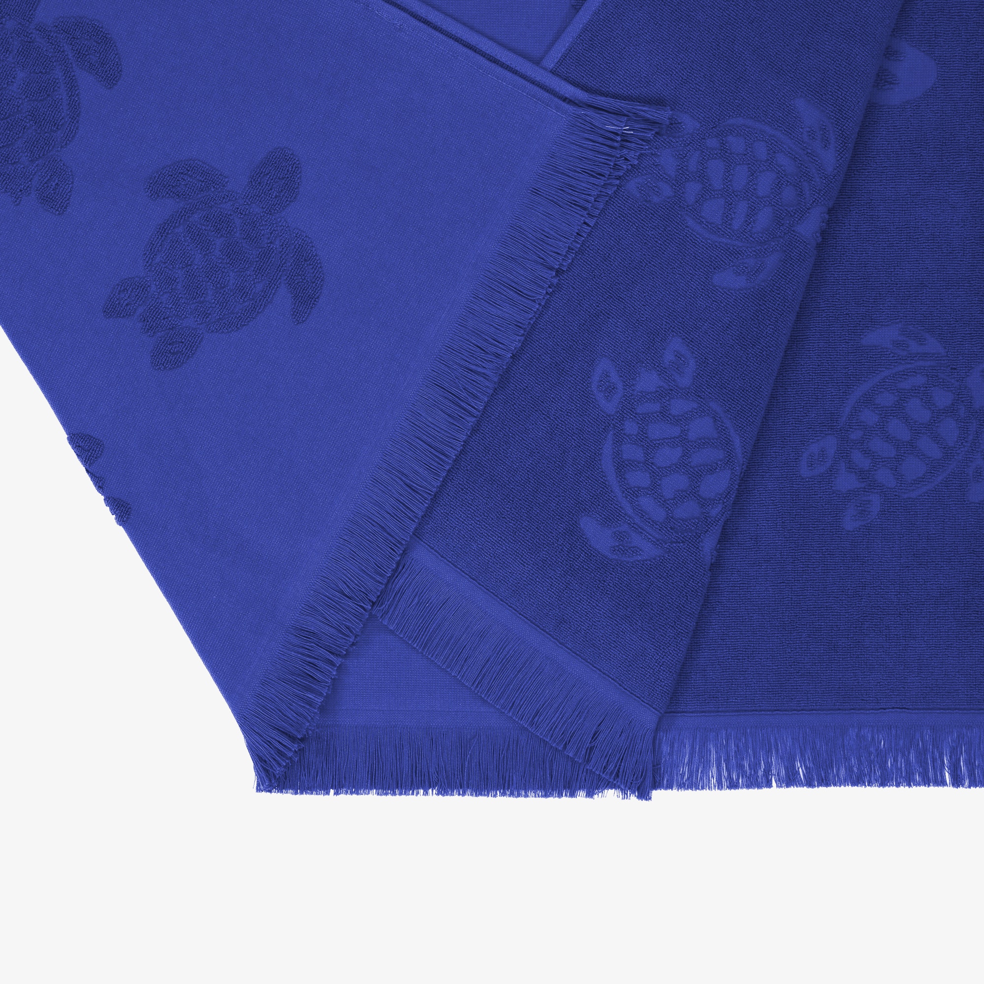 Blue Cotton Turtles Beach Towel (180cm) - View 5